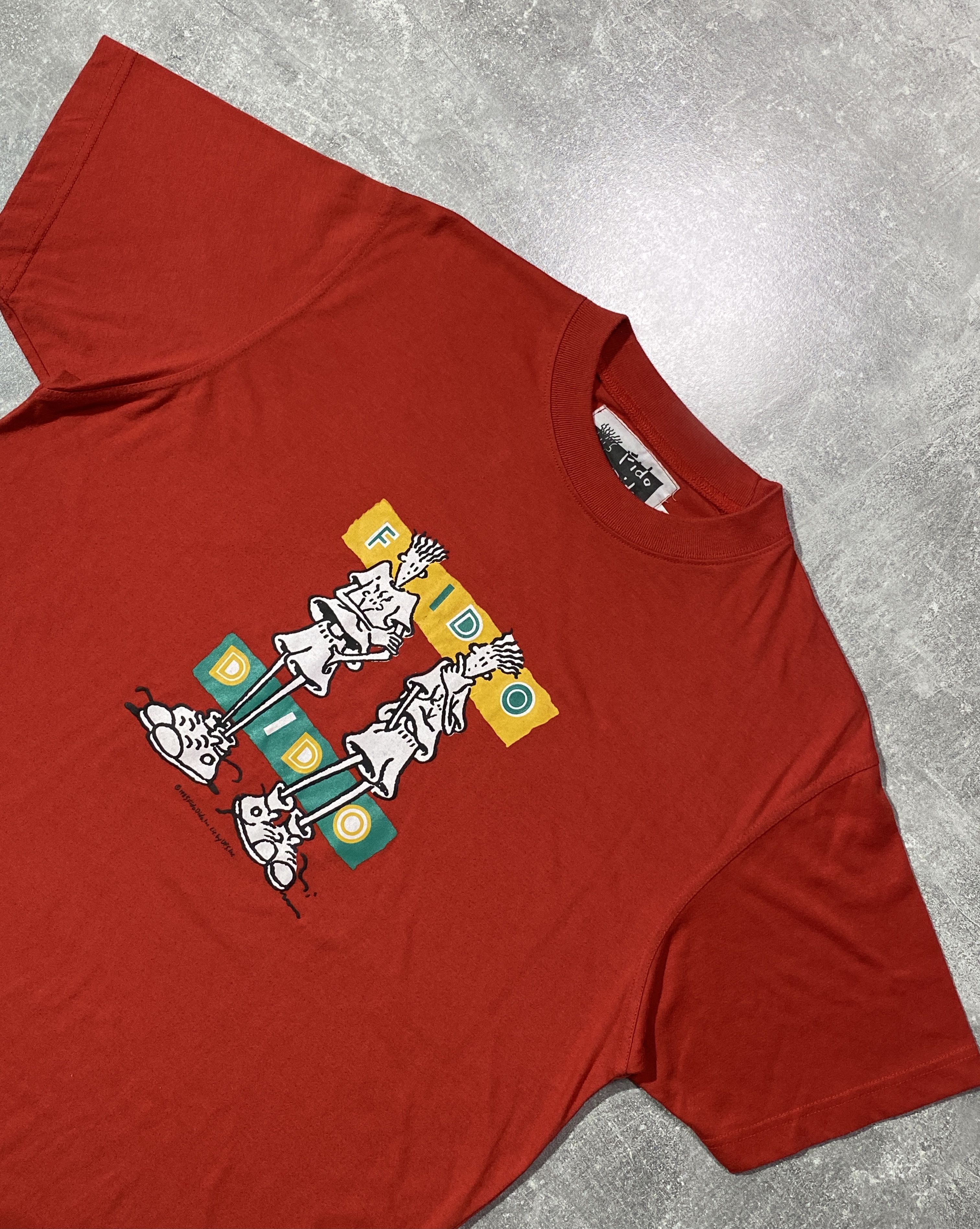 Vintage Vintage 80s Fido Dido T-Shirt Big Logo Size US L / EU 52-54 / 3 - 2 Thumbnail