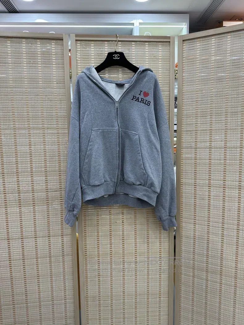 Balenciaga Balenciaga Women's Zip-Up Sweatshirt, Size XS Size XS / US 0-2 / IT 36-38 - 1 Thumbnail