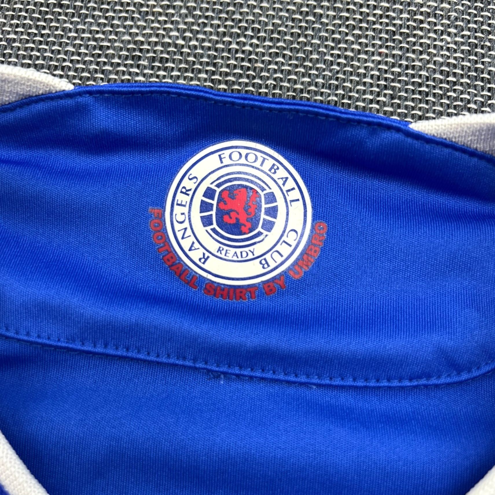 Umbro Umbro Glasgow Rangers 2009 2010 Home Football Jersey Mens M Blue shirt adult short sleeve moisture wicking quick dry jersey Size US M / EU 48-50 / 2 - 5 Thumbnail