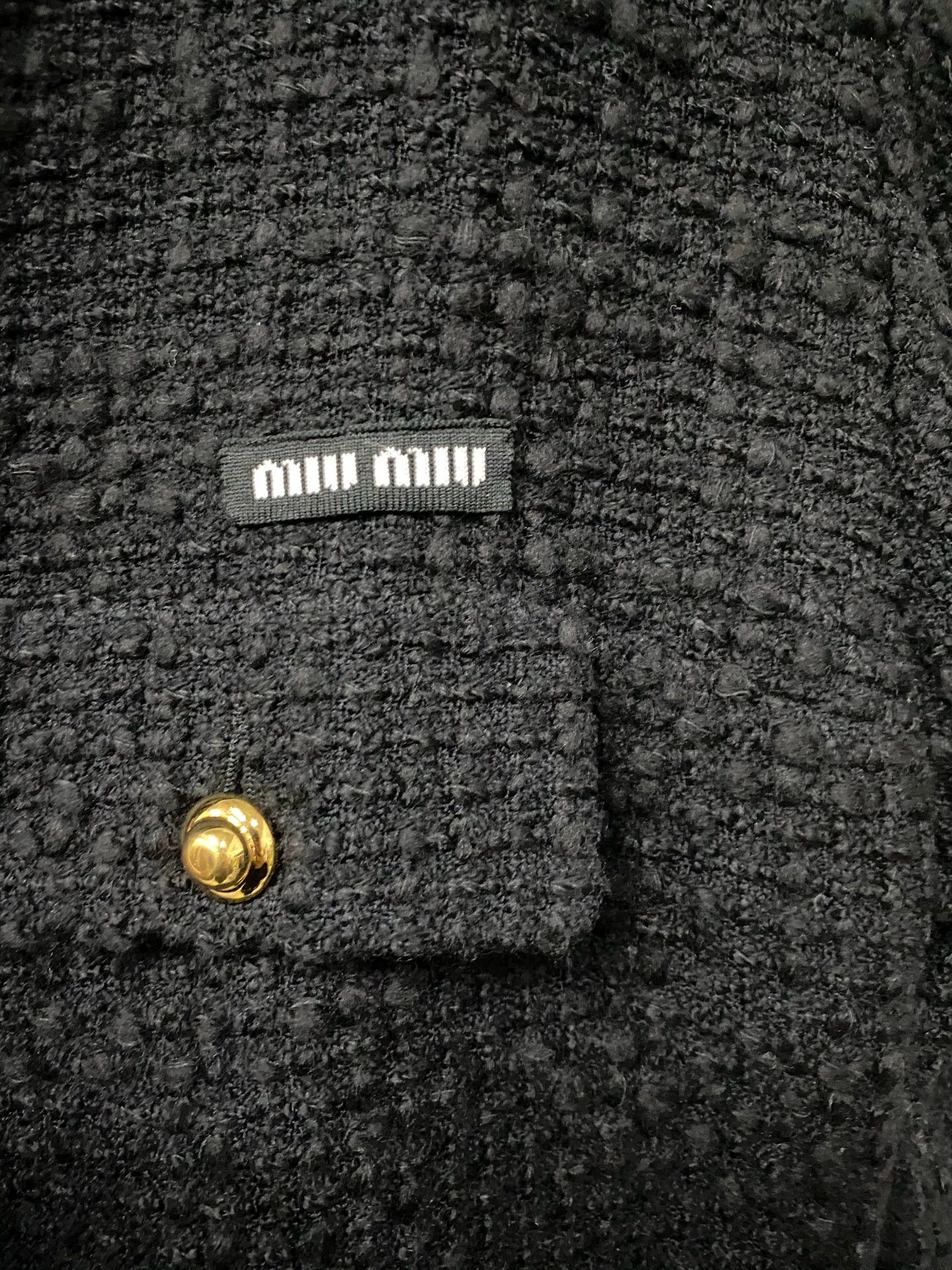 Miu Miu MIU MIU Knit Navy Cardigan Jacket 36 Size XS / US 0-2 / IT 36-38 - 5 Thumbnail