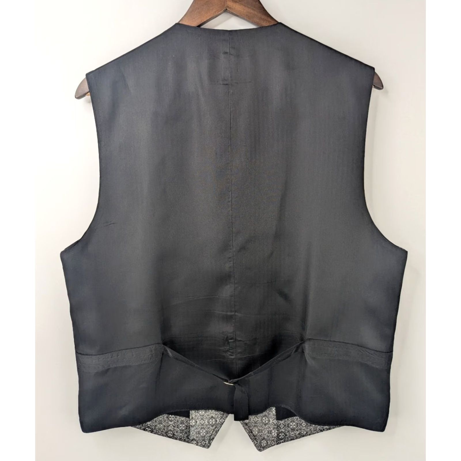Vintage Classic Old West Styles Vest Men M Gray Polyester Cowboy Buckle Size US M / EU 48-50 / 2 - 3 Thumbnail