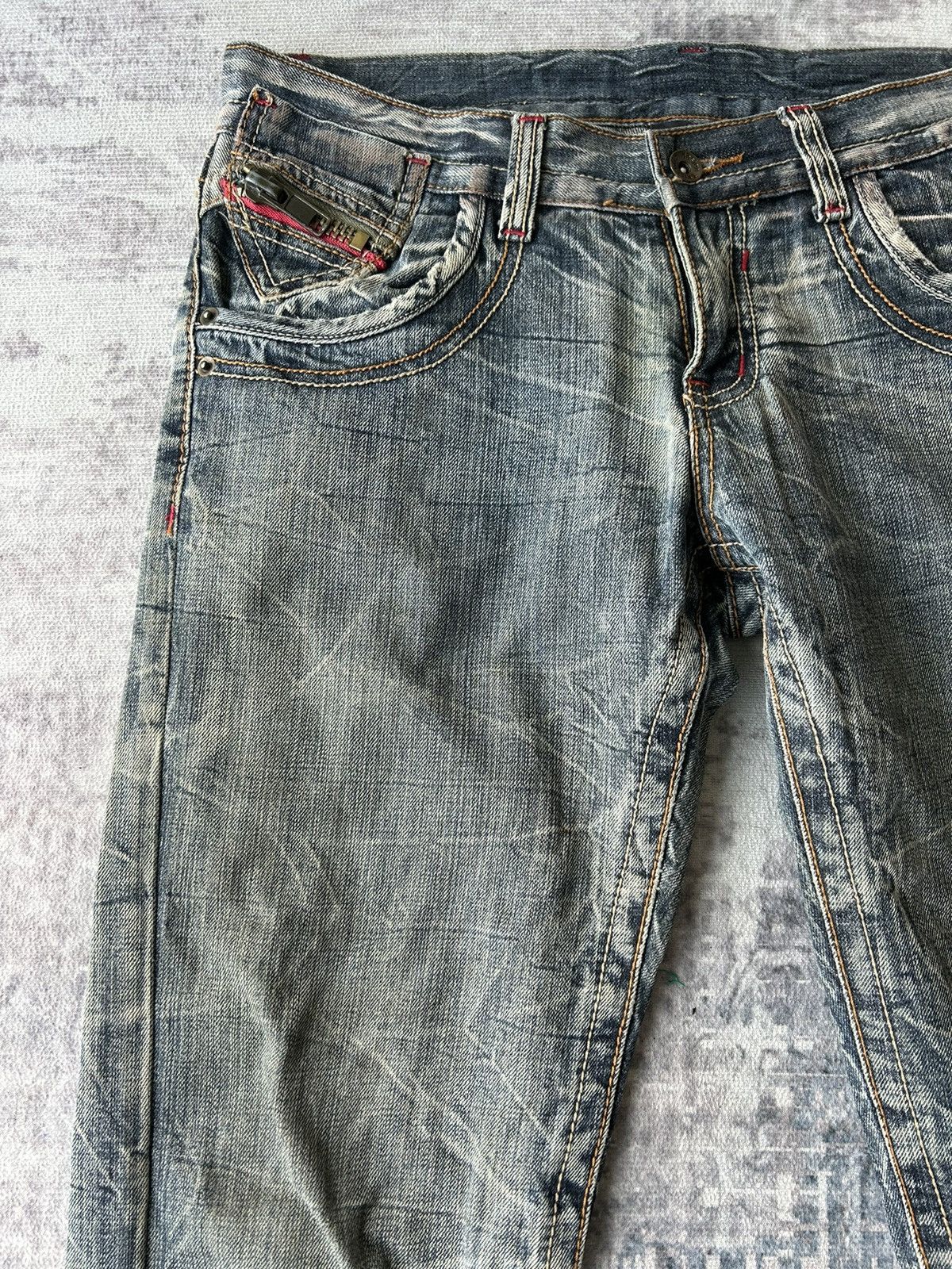 If Six Was Nine Semantic Design Bootcut Jeans Size US 32 / EU 48 - 8 Thumbnail