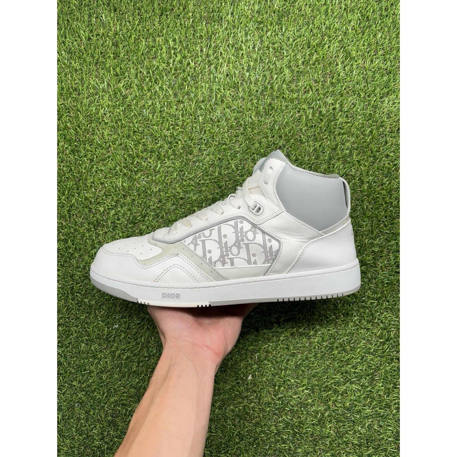 Dior Dior B27 High Top ' White ' Size US 12 / EU 45 - 9 Thumbnail