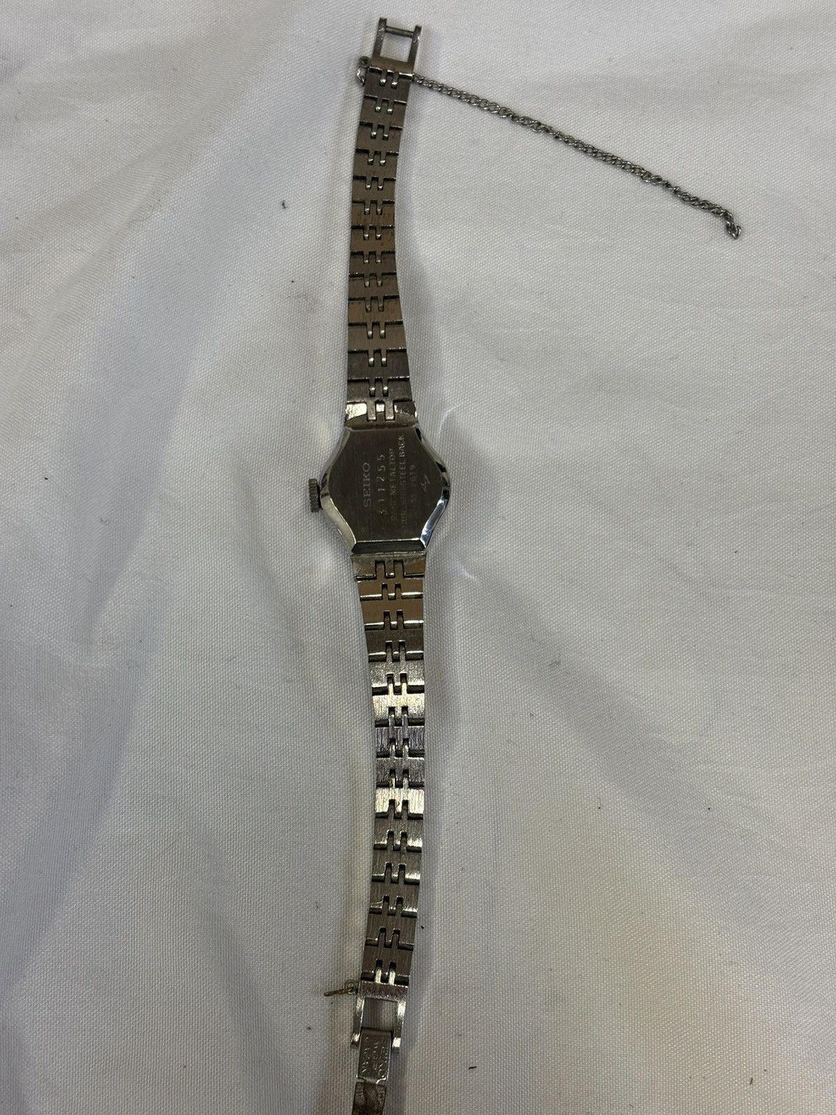 Seiko Vintage Seiko 11 7619 Silver Tone Mechanical Womens Watch. Size ONE SIZE - 7 Thumbnail