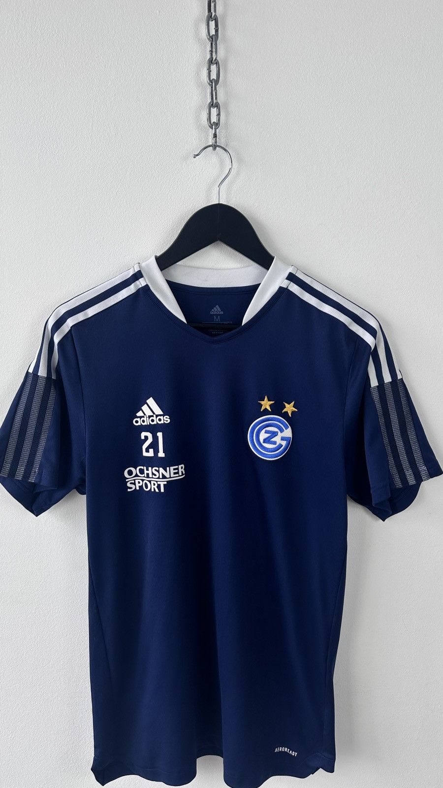 Adidas Adidas Grasshopper Club Zurich Football Shirt Jersey Soccer Size US M / EU 48-50 / 2 - 5 Thumbnail