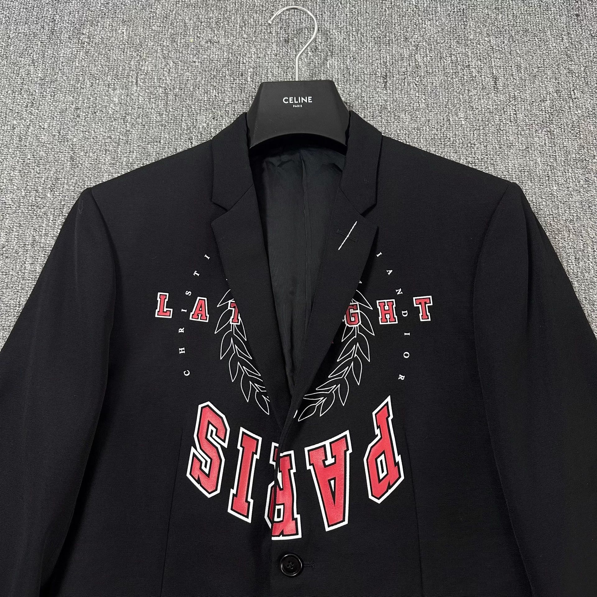 Dior Dior Homme 18ss Wool Blazer 48 Orange Wheat Logo Size 48S - 2 Thumbnail
