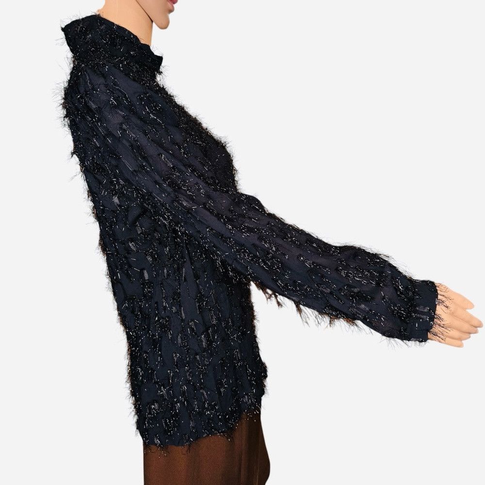 Bruuns Bazaar Bruuns Bazaar Copenhagen Black High Neck Blouse Size 36 US Size S / US 4 / IT 40 - 3 Thumbnail