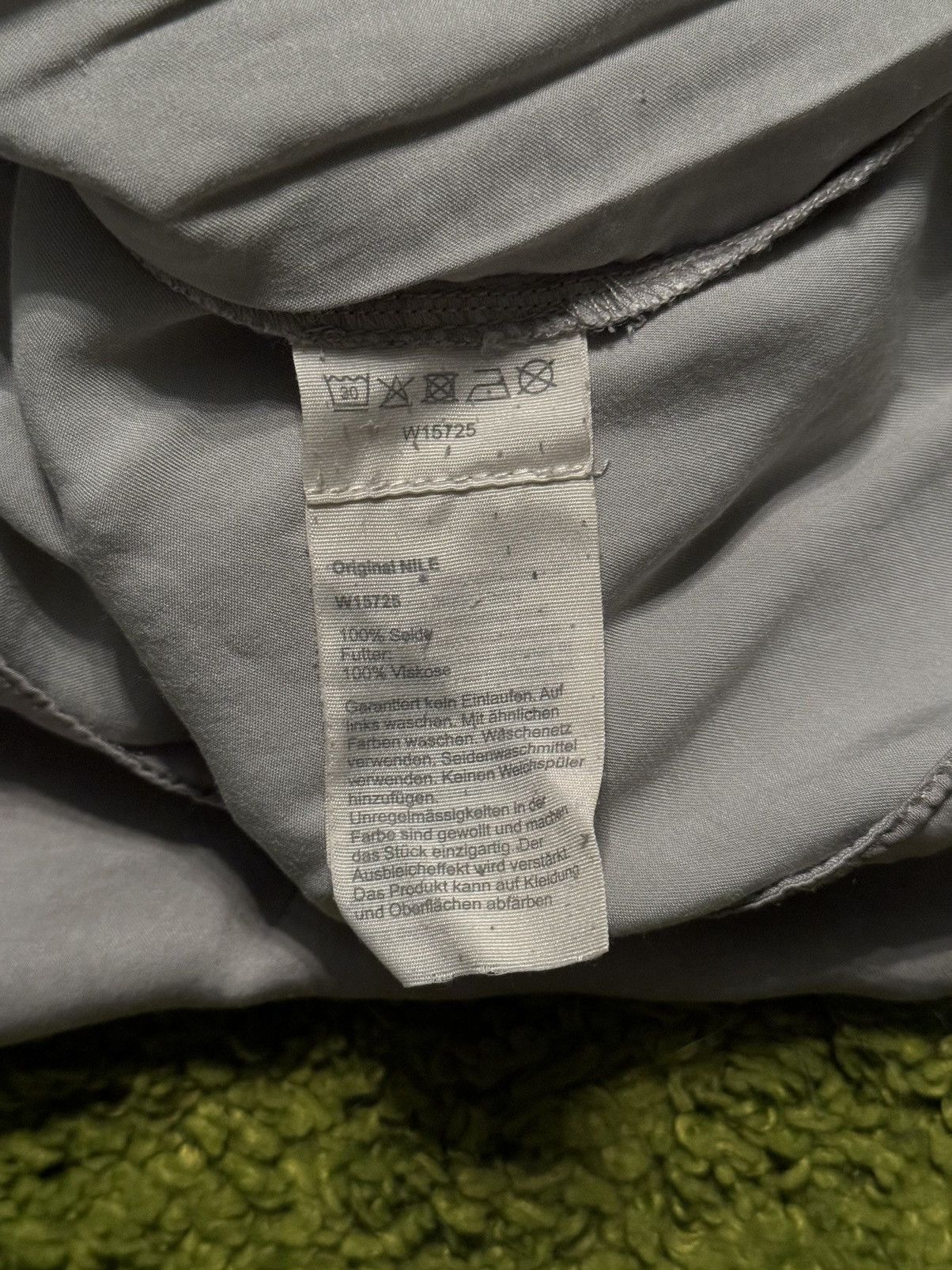 Designer Nile avant garde 100% silk washed graphite grey tank top Size M / US 6-8 / IT 42-44 - 8 Thumbnail