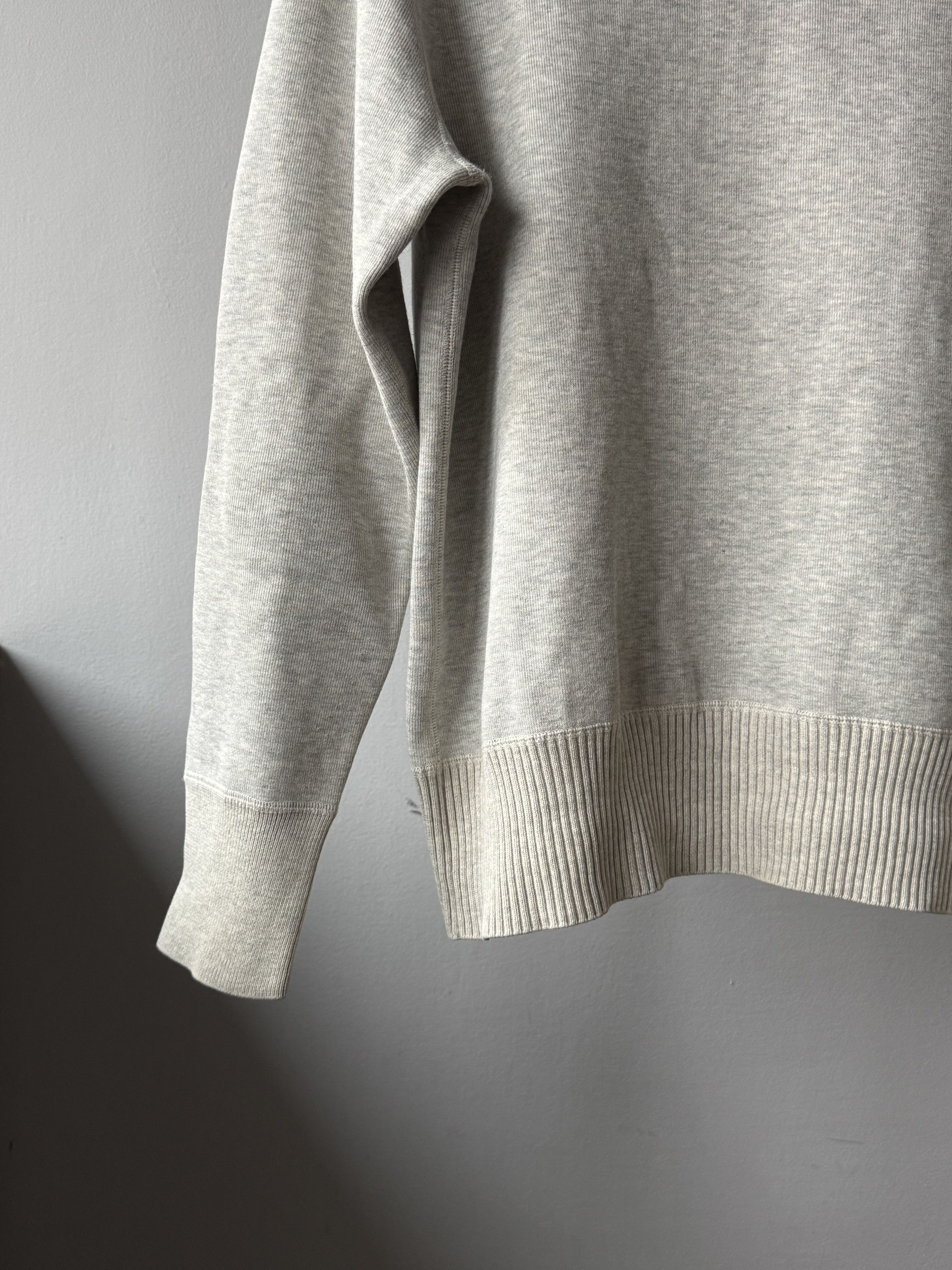 Arket Arket French Terry Cotton Wool Elbow Patches Gray Sweatshirt Size US S / EU 44-46 / 1 - 7 Thumbnail