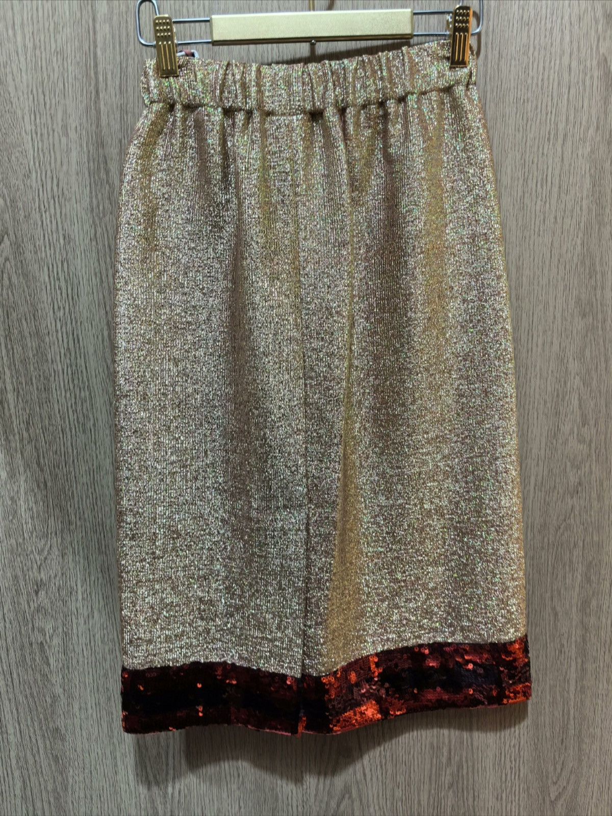 Gucci runway polyester skirt