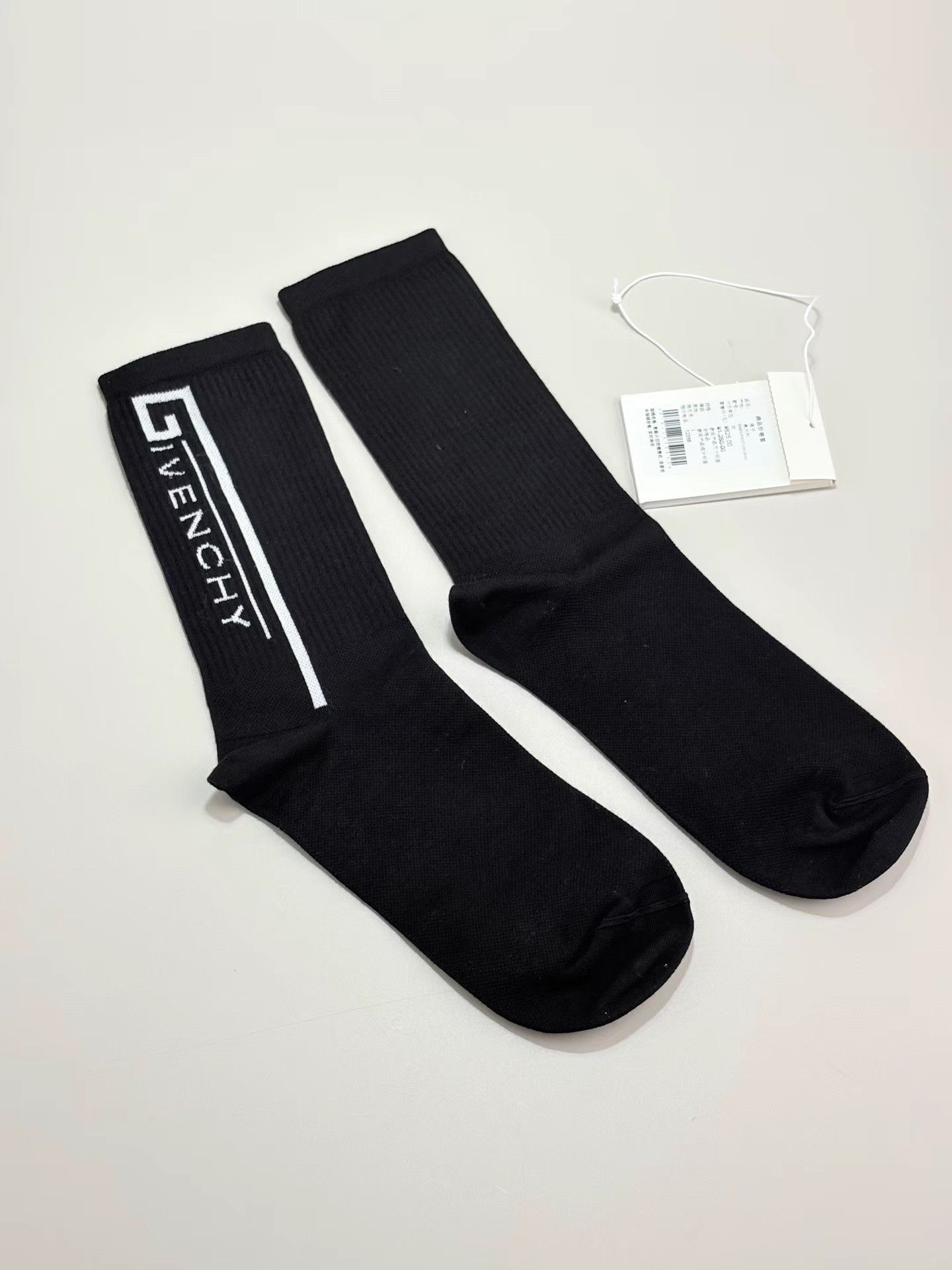 Givenchy Givenchy Black Long Socks Size ONE SIZE - 3 Thumbnail