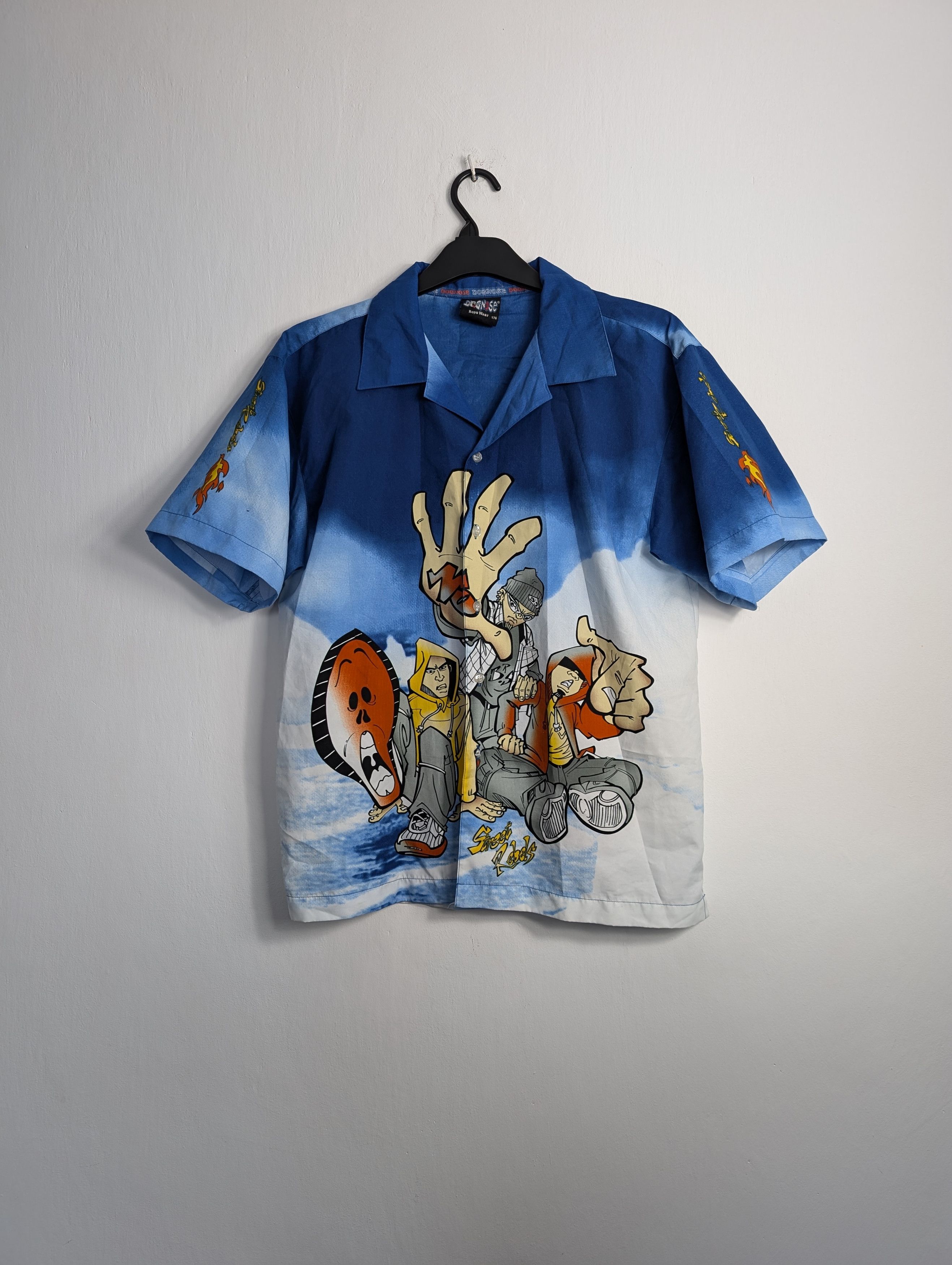 Rap Tees × Vintage Y2K Rap Hip-Hop Streetwear Shirt Button Up Size US M / EU 48-50 / 2 - 1 Thumbnail