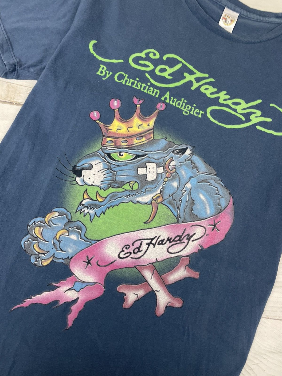 Ed Hardy Ed Hardy by Christian Audigier Tiger T-Shirt Size US L / EU 52-54 / 3 - 5 Thumbnail