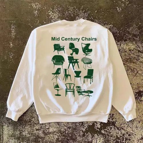 Other Mid-Century Chair Print Sweatshirt Size US L / EU 52-54 / 3 - 1 Thumbnail