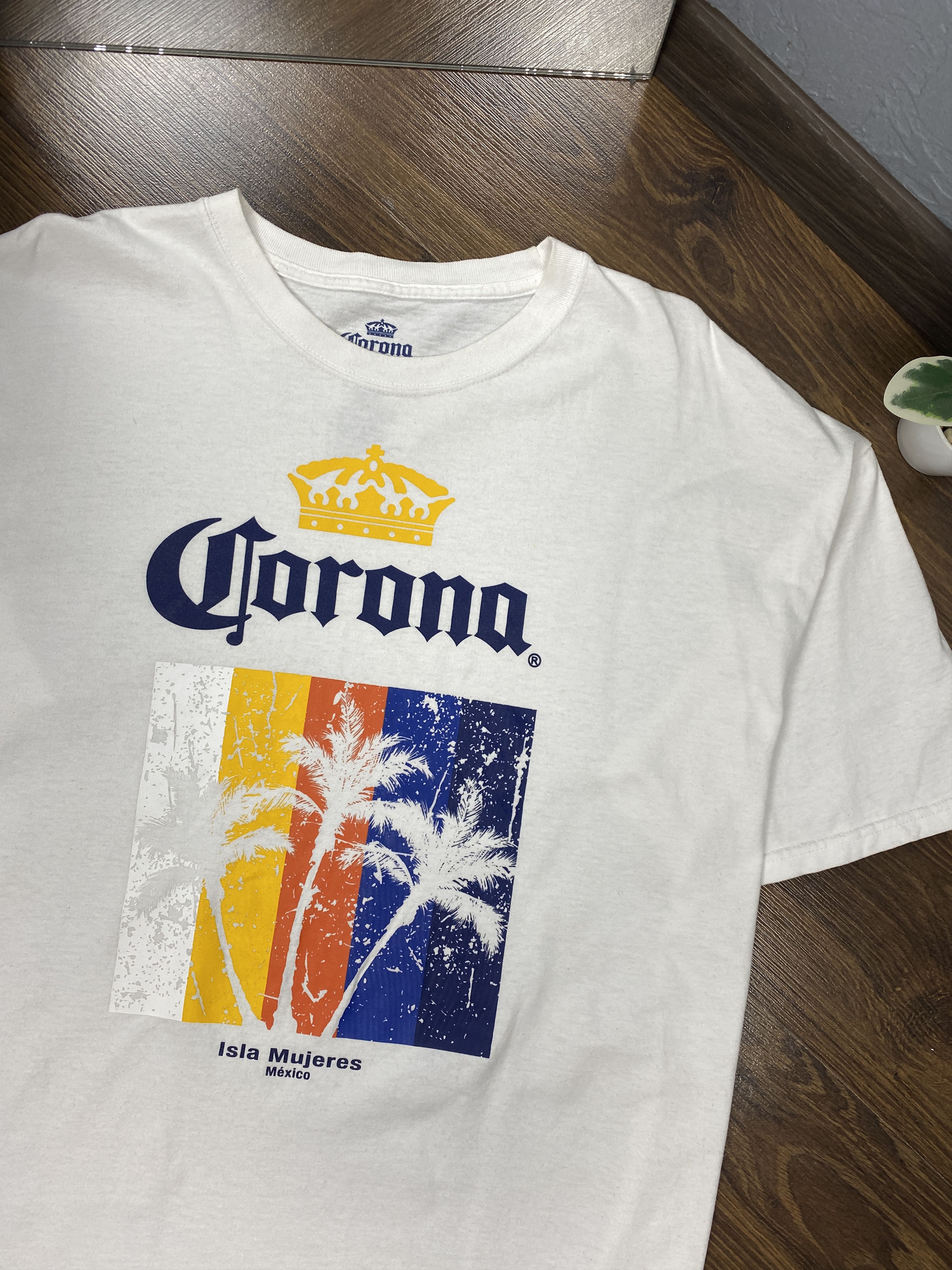 Vintage Corona Mens Crew Neck T-Shirt Size US XXL / EU 58 / 5 - 2 Thumbnail