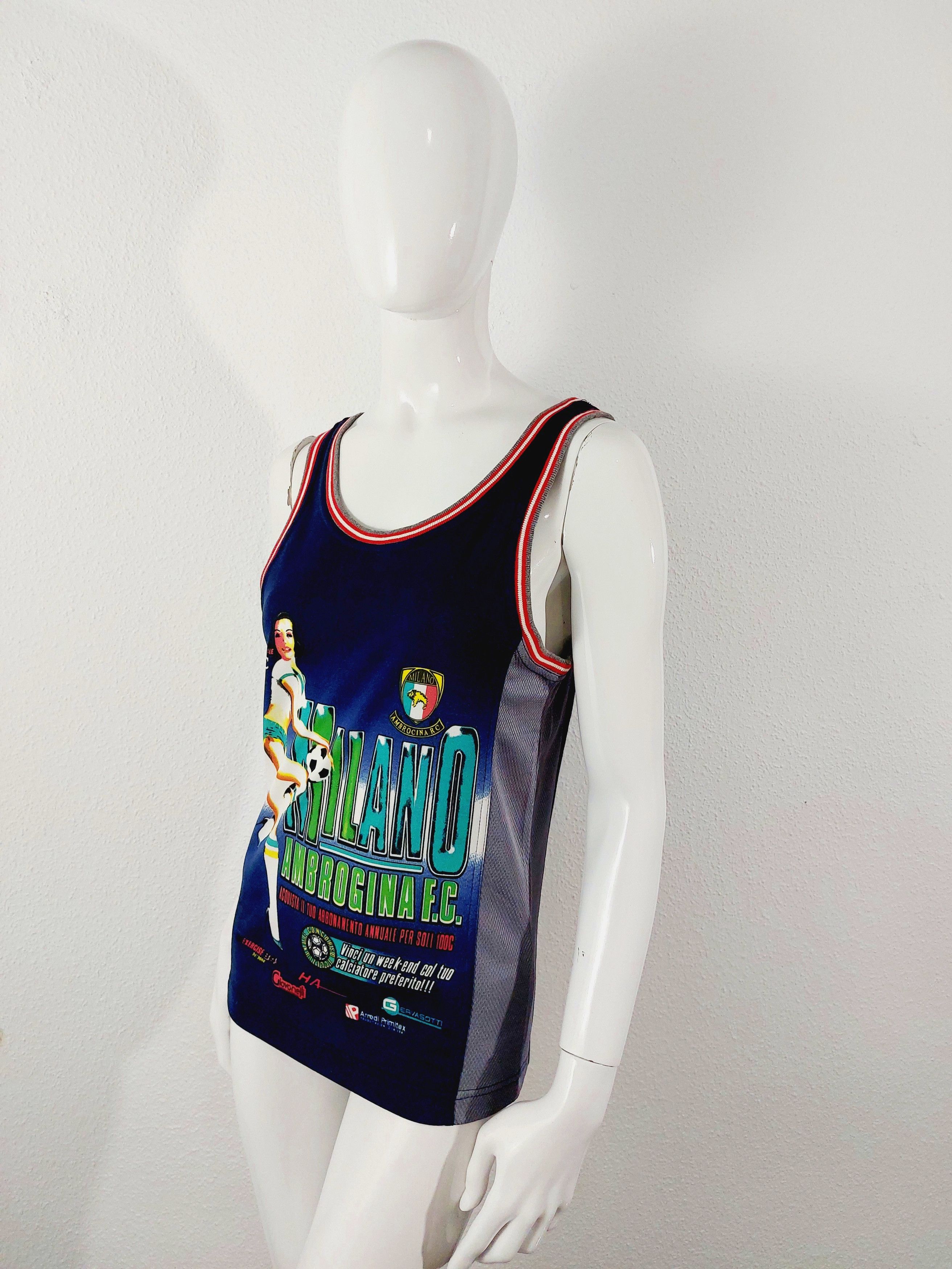 Dolce & Gabbana Dolce and Gabbana Football Championship Milano FC T-Shirt Size US XS / EU 42 / 0 - 2 Thumbnail