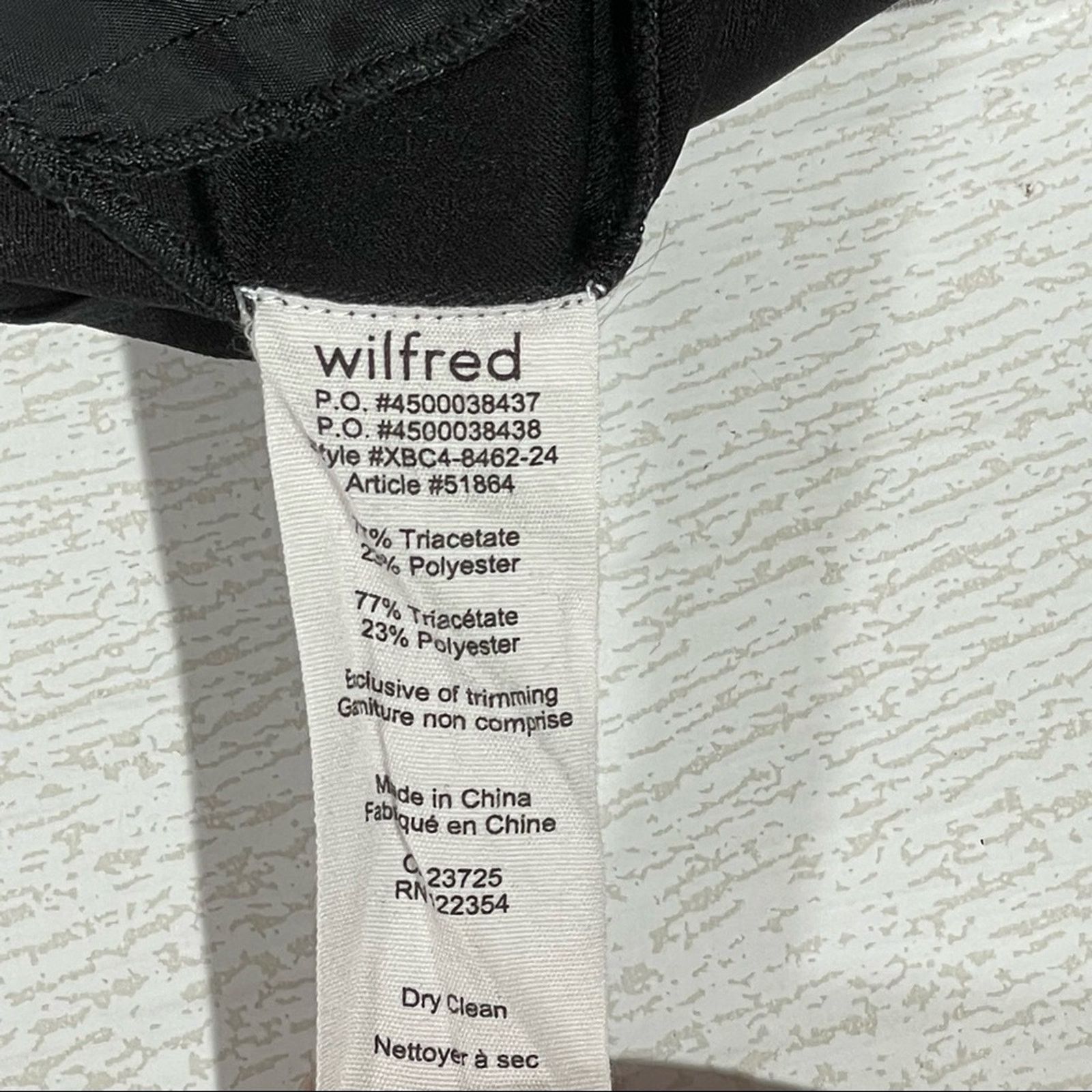 Other Wilfred Black Wrap Front Romper XXS Size 29" - 5 Thumbnail