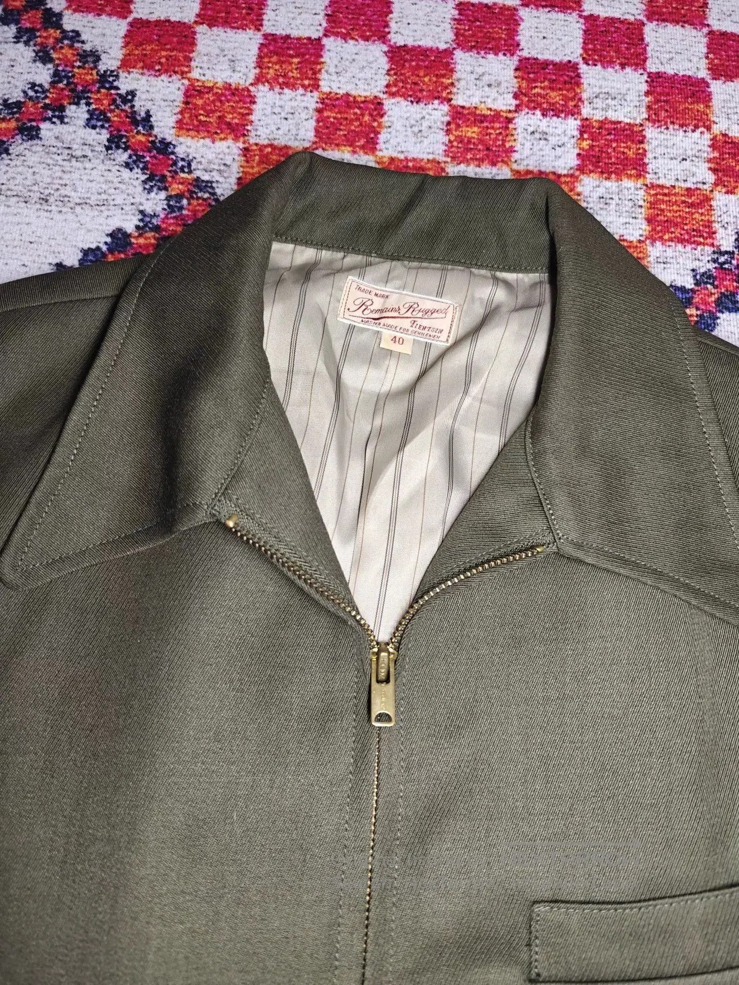 Vintage 1950s American Retro Ranch Wool Jacket. Size US XXS / EU 40 - 7 Thumbnail