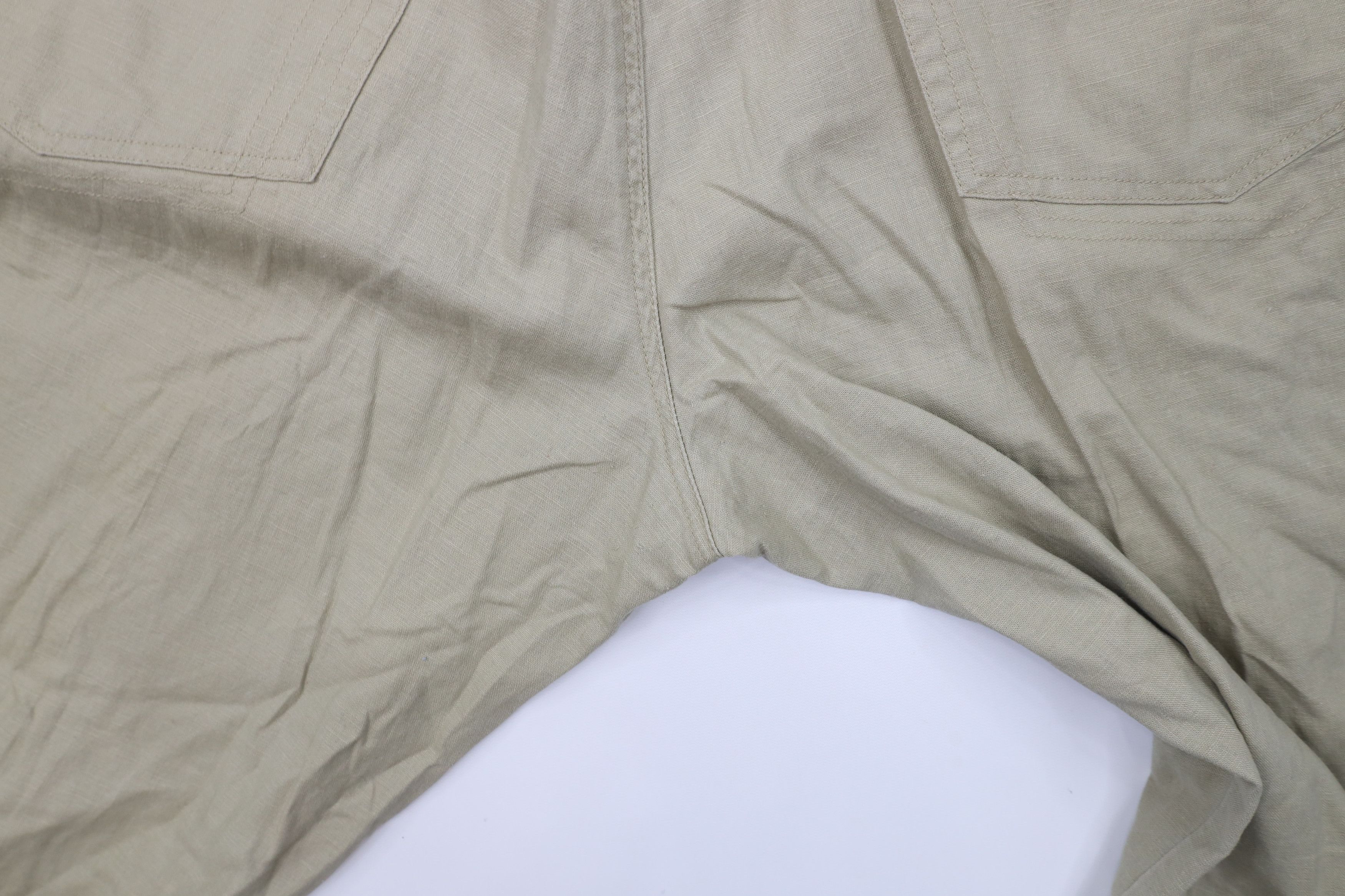 Enyce Vintage 90s Y2K Enyce Baggy Linen Blend Wide Leg Pants Size US 42 / EU 58 - 15 Thumbnail