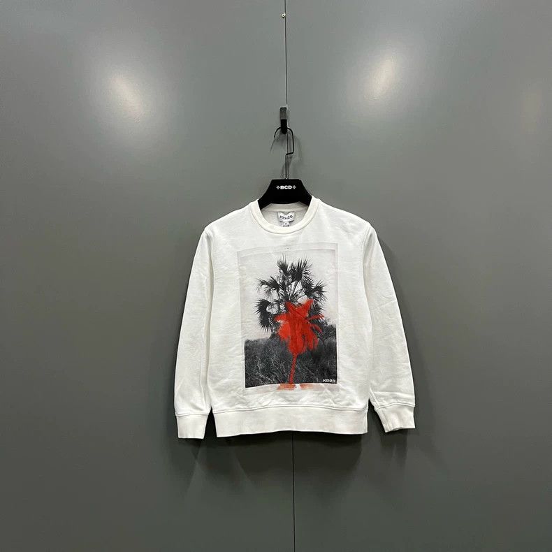 Kenzo KENZO White patterned hoodie Size XS / US 0-2 / IT 36-38 - 1 Thumbnail