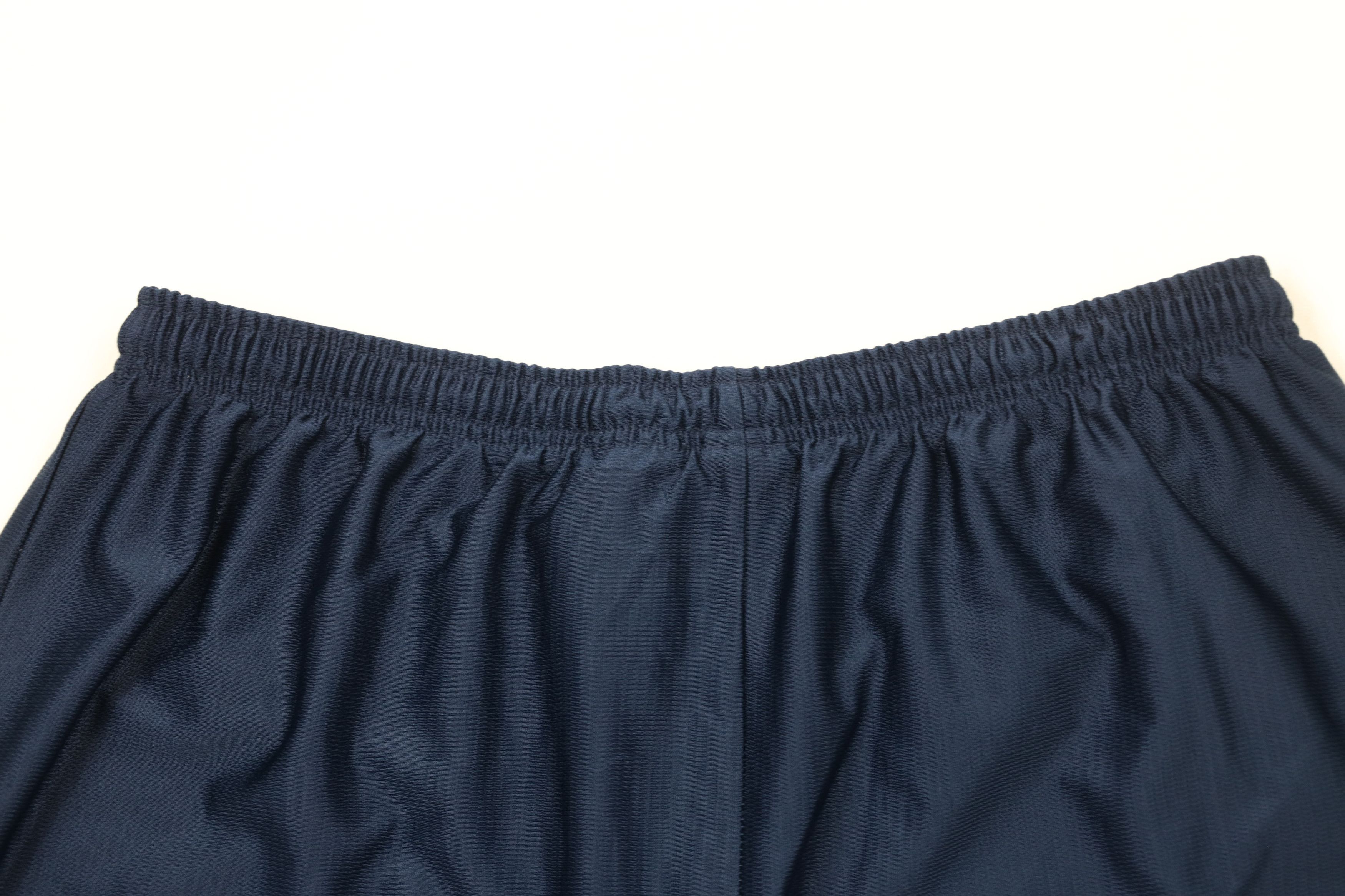 Nike × Vintage Vintage 90s Y2K Nike Scott Mini Swoosh Gym Shorts Navy Blue Size US 38 / EU 54 - 11 Thumbnail