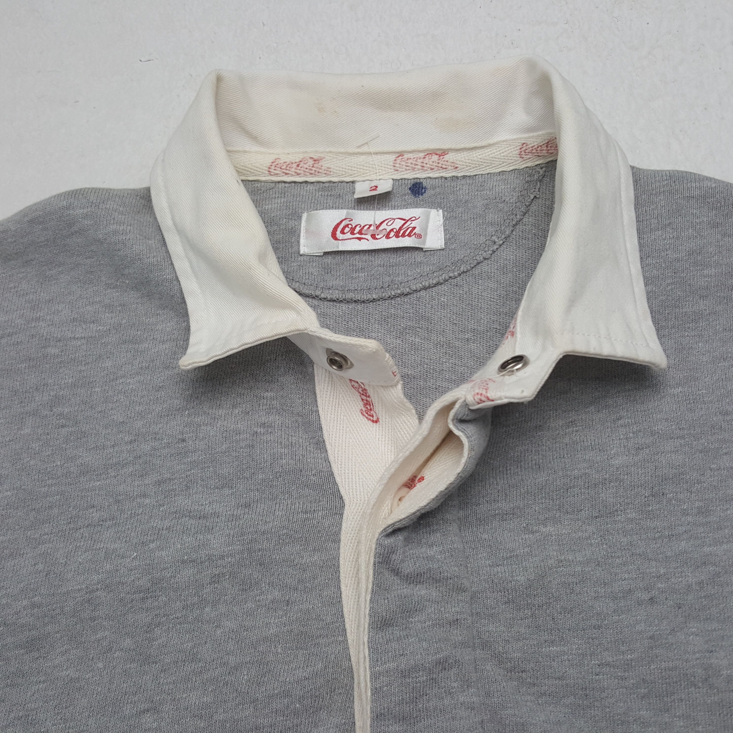 Coca Cola Vintage Coca Cola Streetwear Style Rugby Polos C285N80 Size US M / EU 48-50 / 2 - 4 Thumbnail