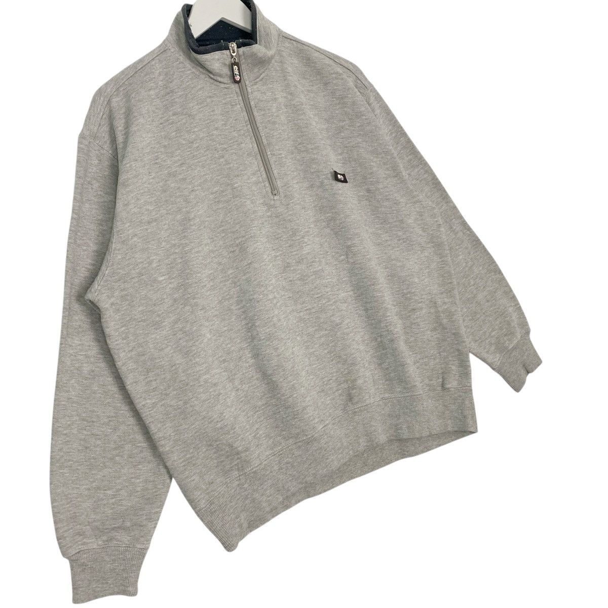 Other Vintage ELF Quater Zipper Sweatshirt Grey Pullover Size L Size US L / EU 52-54 / 3 - 3 Thumbnail