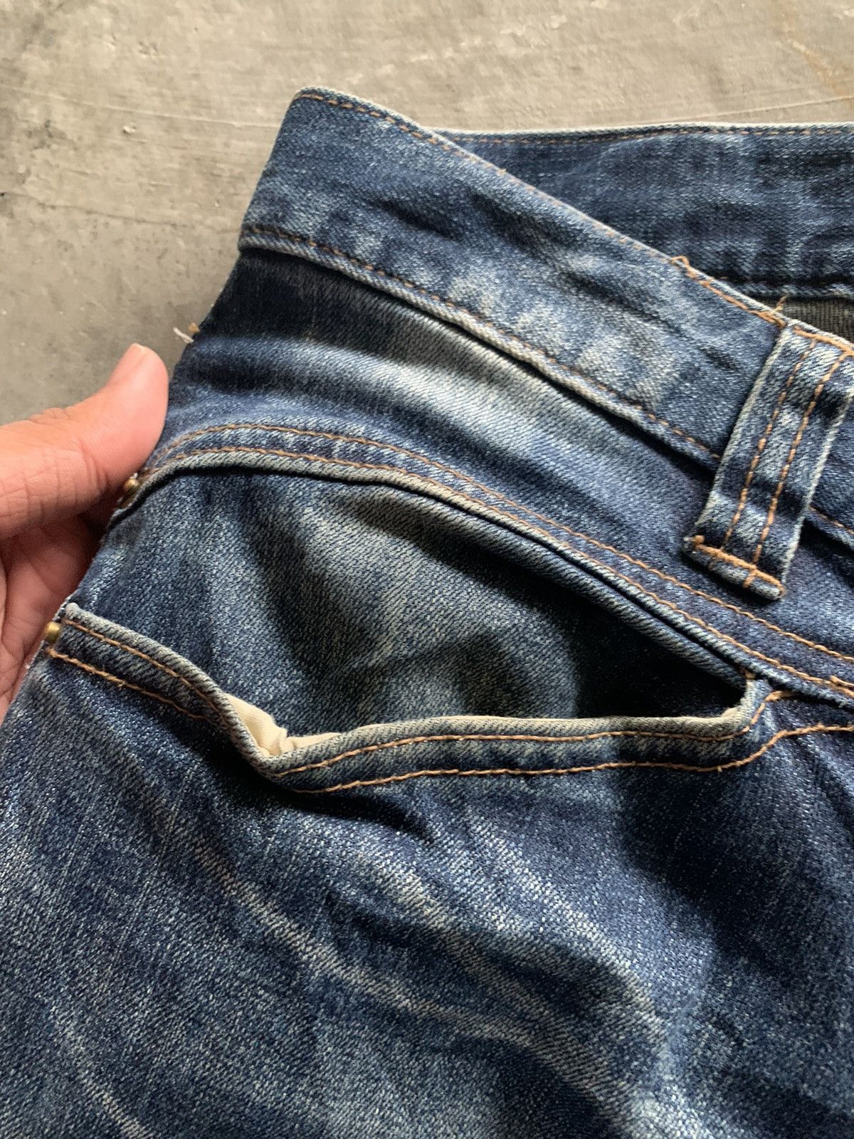 PPFM twist curl PPFM jeans with patchowrk Size US 34 / EU 50 - 14 Thumbnail