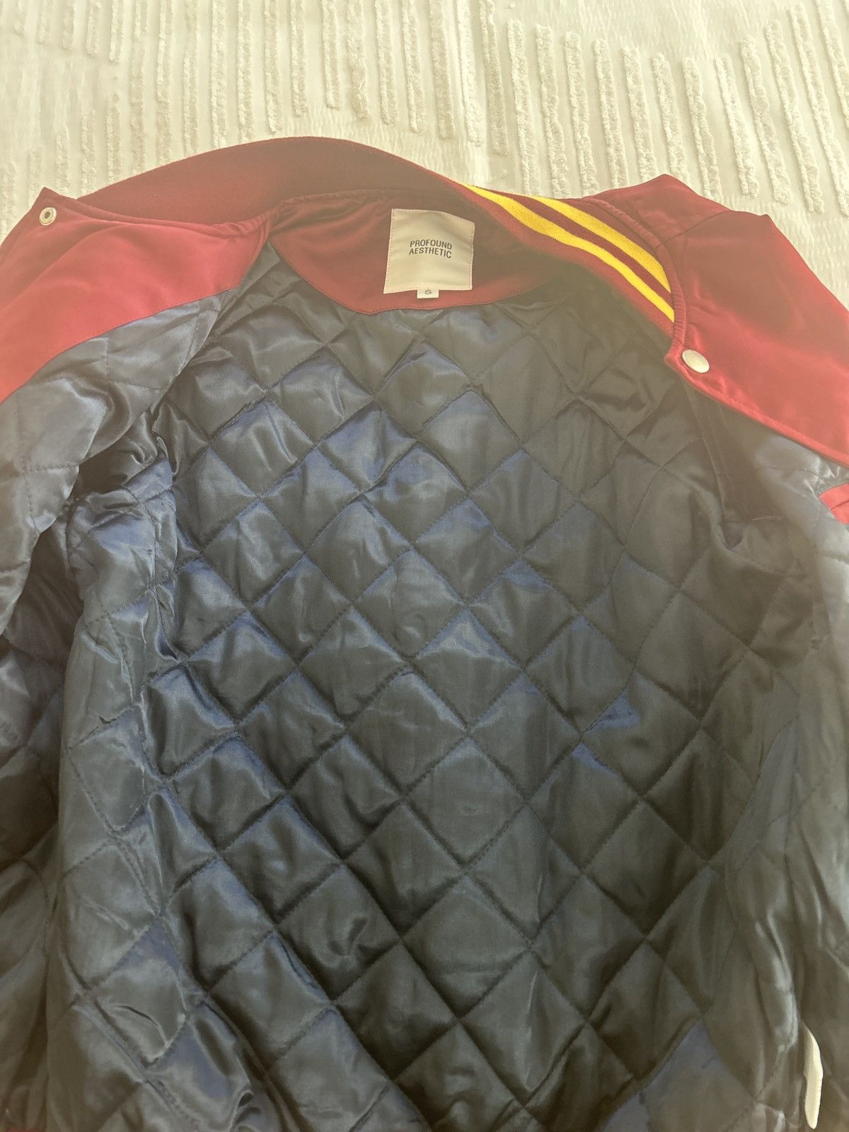 Profound Aesthetic Light Maroon varsity jacket Size US S / EU 44-46 / 1 - 2 Thumbnail