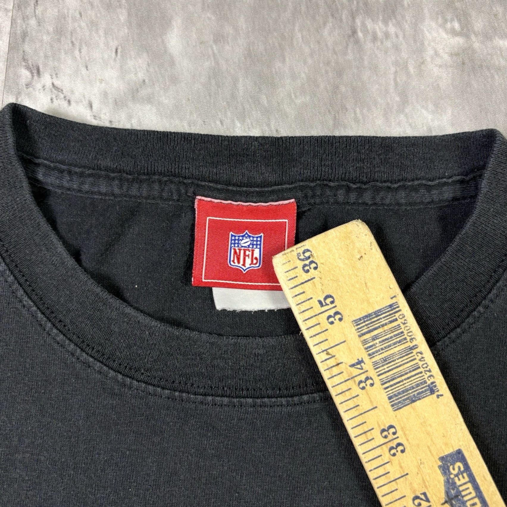 NFL VINTAGE NFL Steelers T-Shirt XL Black Crew Neck Short Sleeve Cotton Men Sports Championship 90s Fans Mens Size US L / EU 52-54 / 3 - 5 Thumbnail