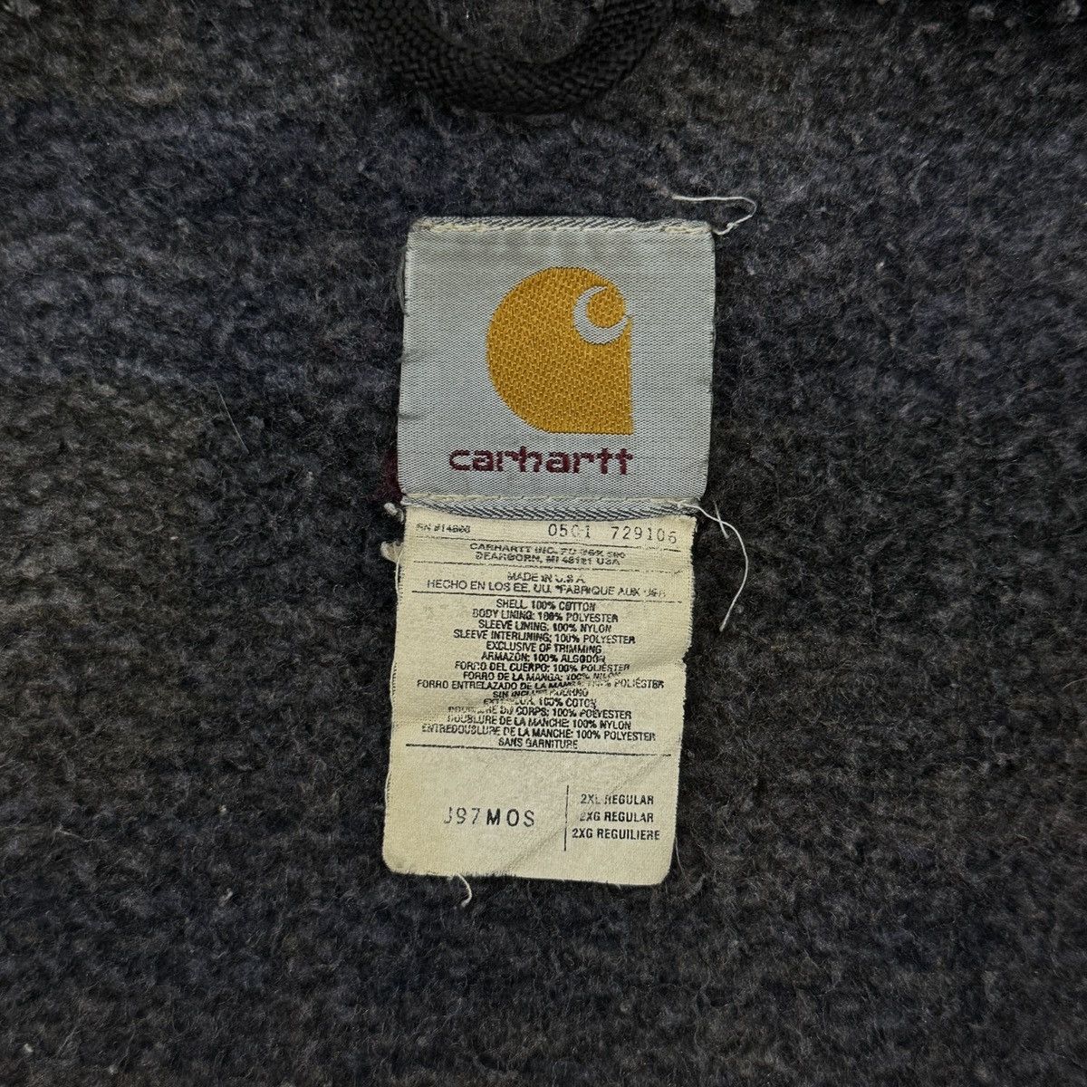 Carhartt Vintage Carhartt Detroit Jacket j97 MOS Size US XXL / EU 58 / 5 - 13 Thumbnail