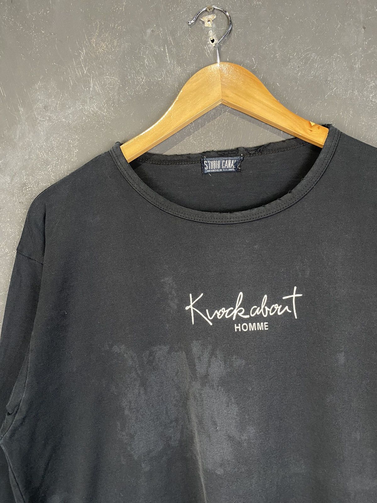 Designer × Japanese Brand × Vintage Studio Canal Knockabout Homme Distressed LS Tee Size US L / EU 52-54 / 3 - 3 Thumbnail