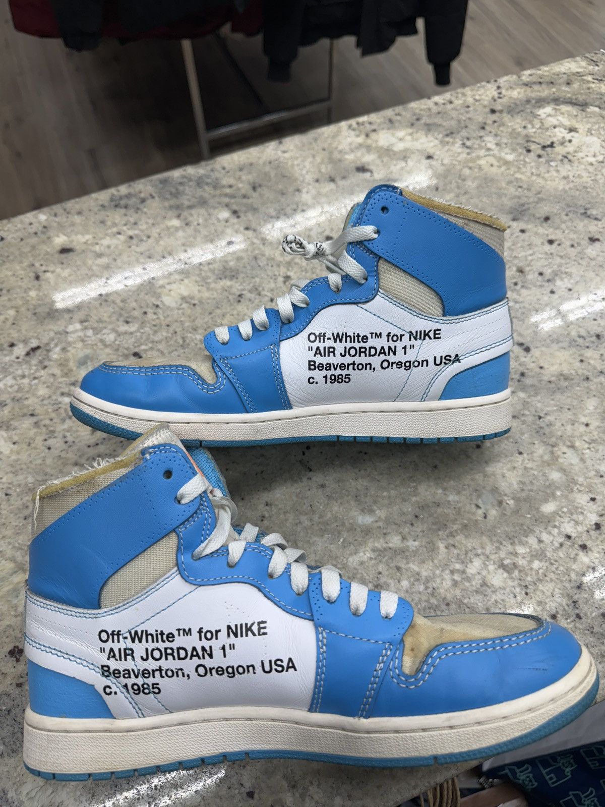 Off-White Off White Nike UNC 1s Size US 10 / EU 43 - 2 Thumbnail