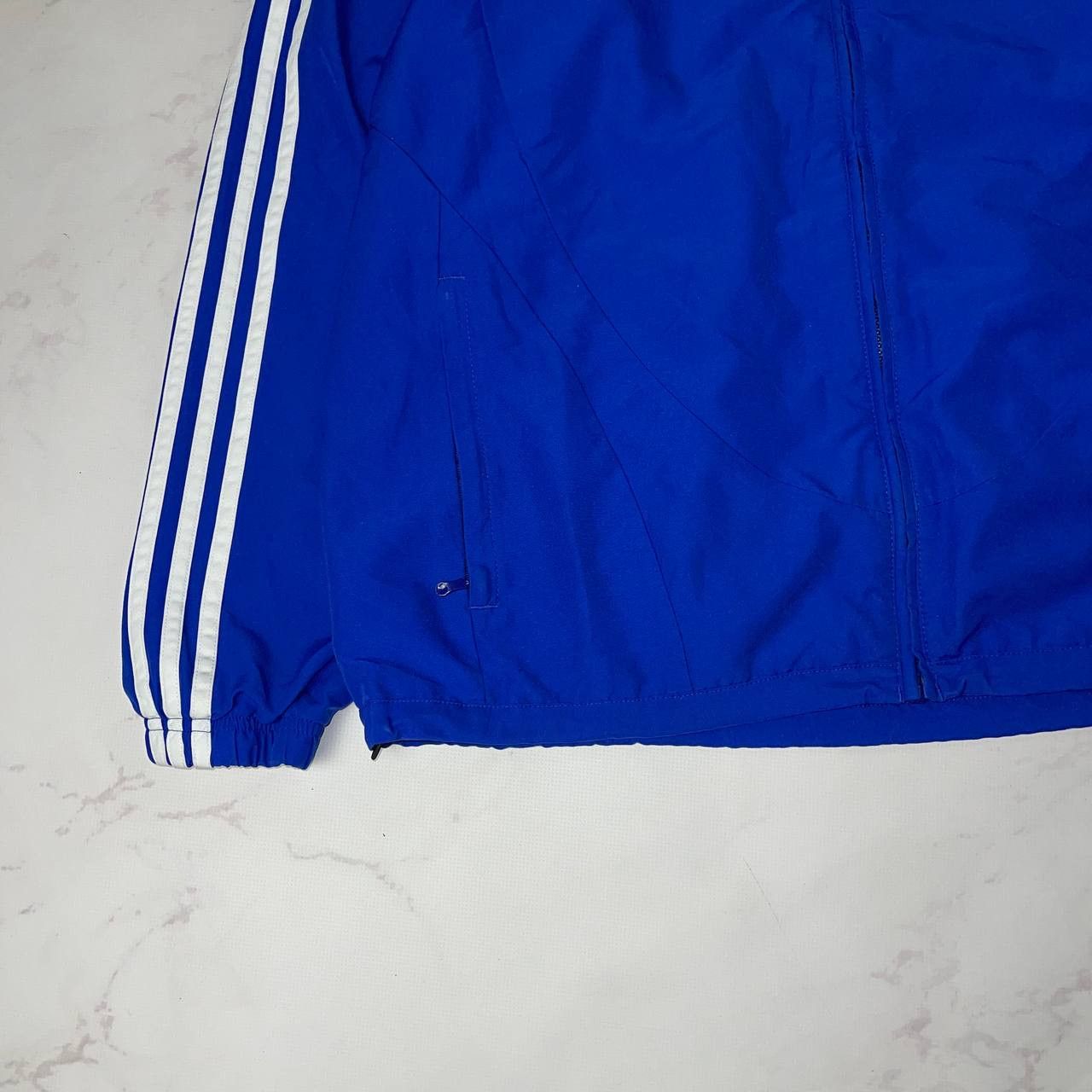 Adidas Adidas Vintage Blue Track Jacket Windbreaker Retro Jacket Size US XL / EU 56 / 4 - 7 Thumbnail