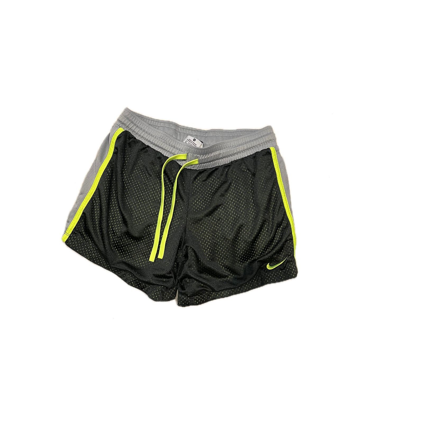 Nike Nike Black Lime Green Gray Training Shorts Womans XS Size 25" / US 0 / IT 36 - 1 Thumbnail