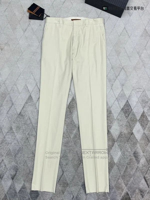Ermenegildo Zegna Zegna Men's Sea Island Cotton Casual Trousers. Size US 38 / EU 54 - 5 Thumbnail