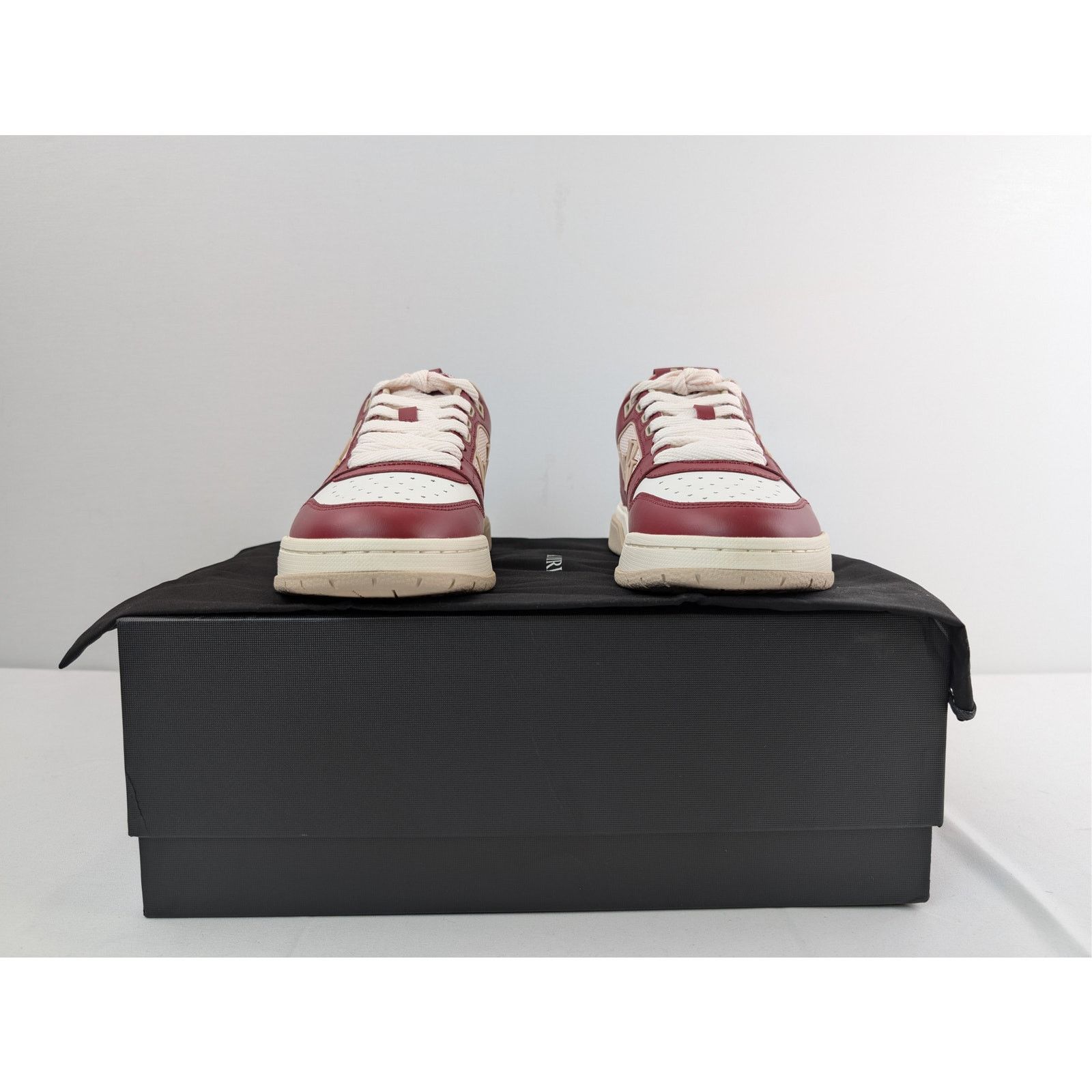 Amiri o1rshd1 Classic Low-Top Sneakers in Deep Red Size US 8 / EU 41 - 16 Thumbnail