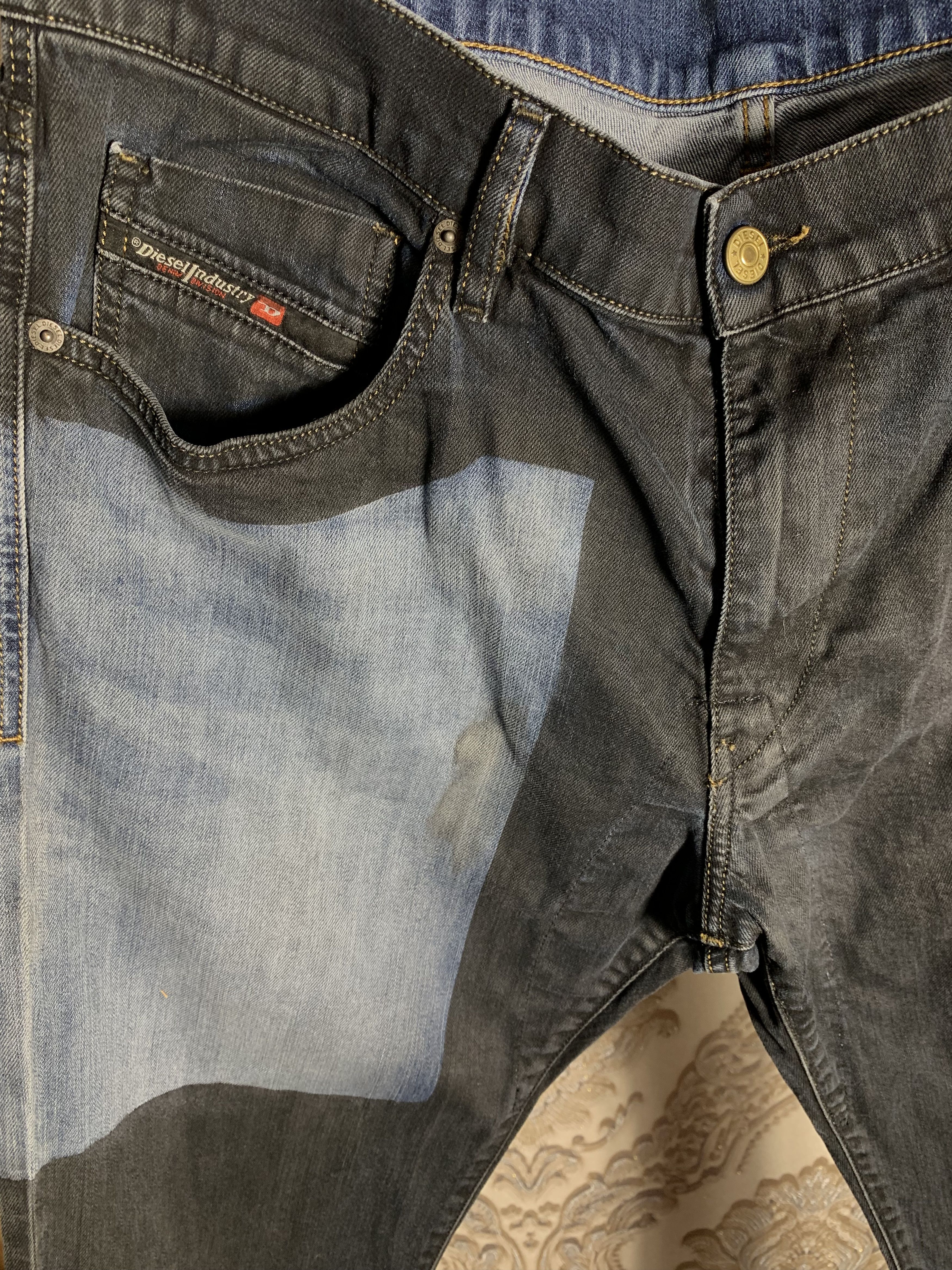 Diesel VINTAGE DIESEL INDUSTRY DENIM DIVISION DESIGNER JEANS CASUAL Size US 36 / EU 52 - 3 Thumbnail