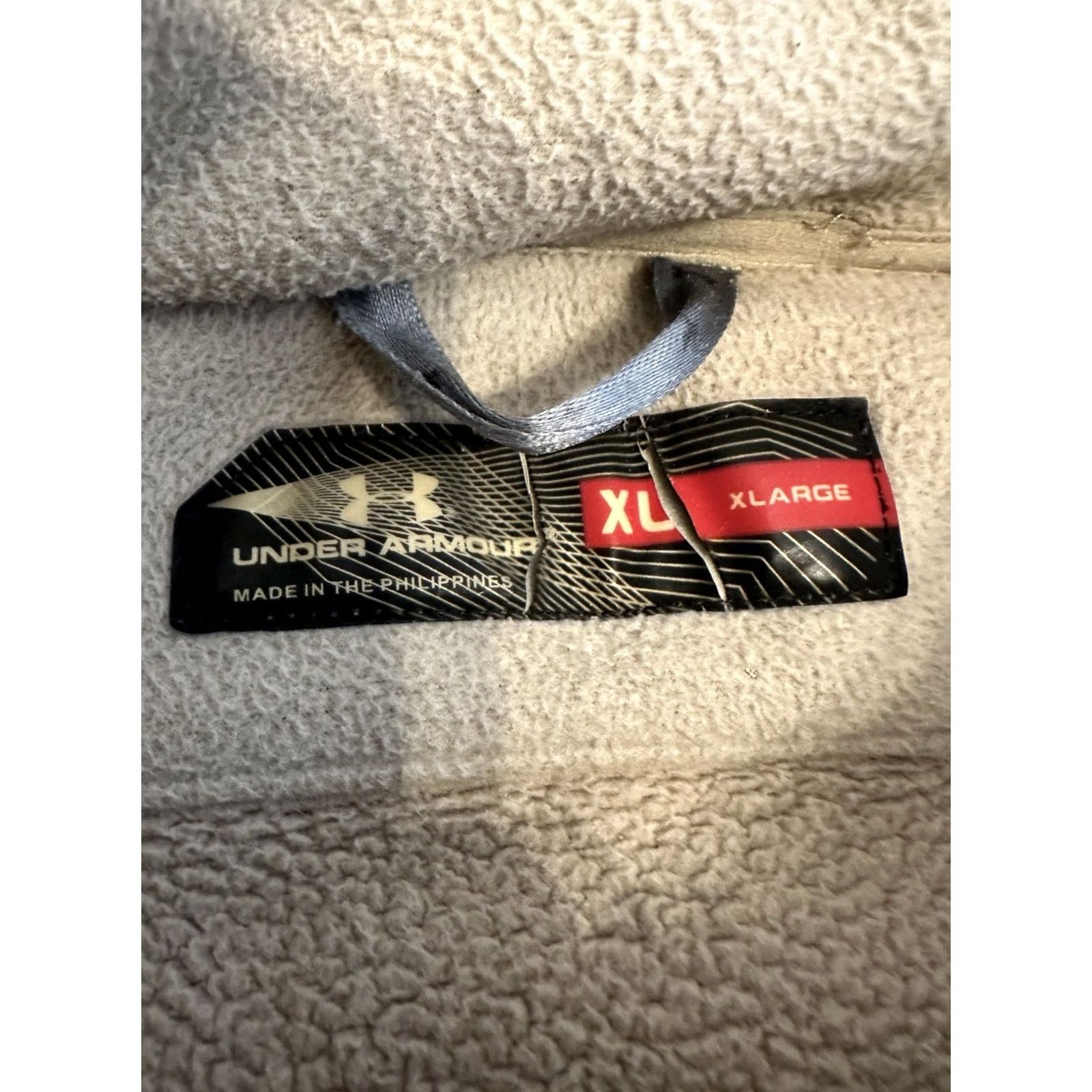 Under Armour Under Armour Jacket Fleece Full Zip Beige XL Mens Size US XL / EU 56 / 4 - 2 Thumbnail