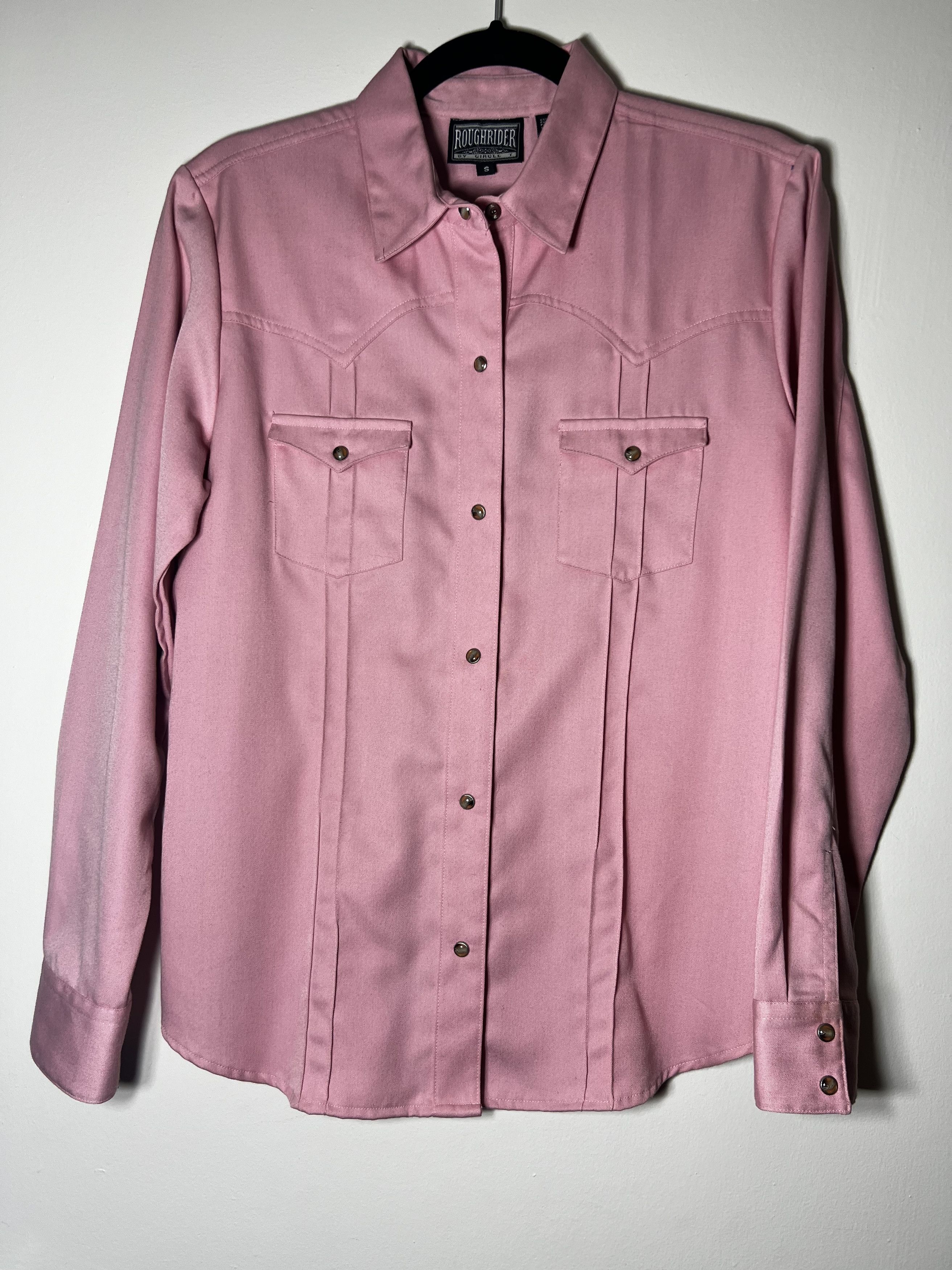 Other × Vintage Vintage 1990's Roughrider by Circle T Pink Western Blouse Size S / US 4 / IT 40 - 1 Thumbnail