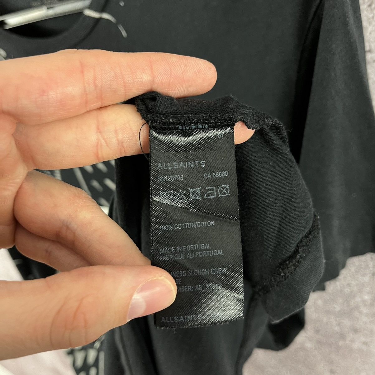 Allsaints Allsaints T-Shirt Streatwear Y2K Full Print Logo Size Small Size US S / EU 44-46 / 1 - 7 Thumbnail