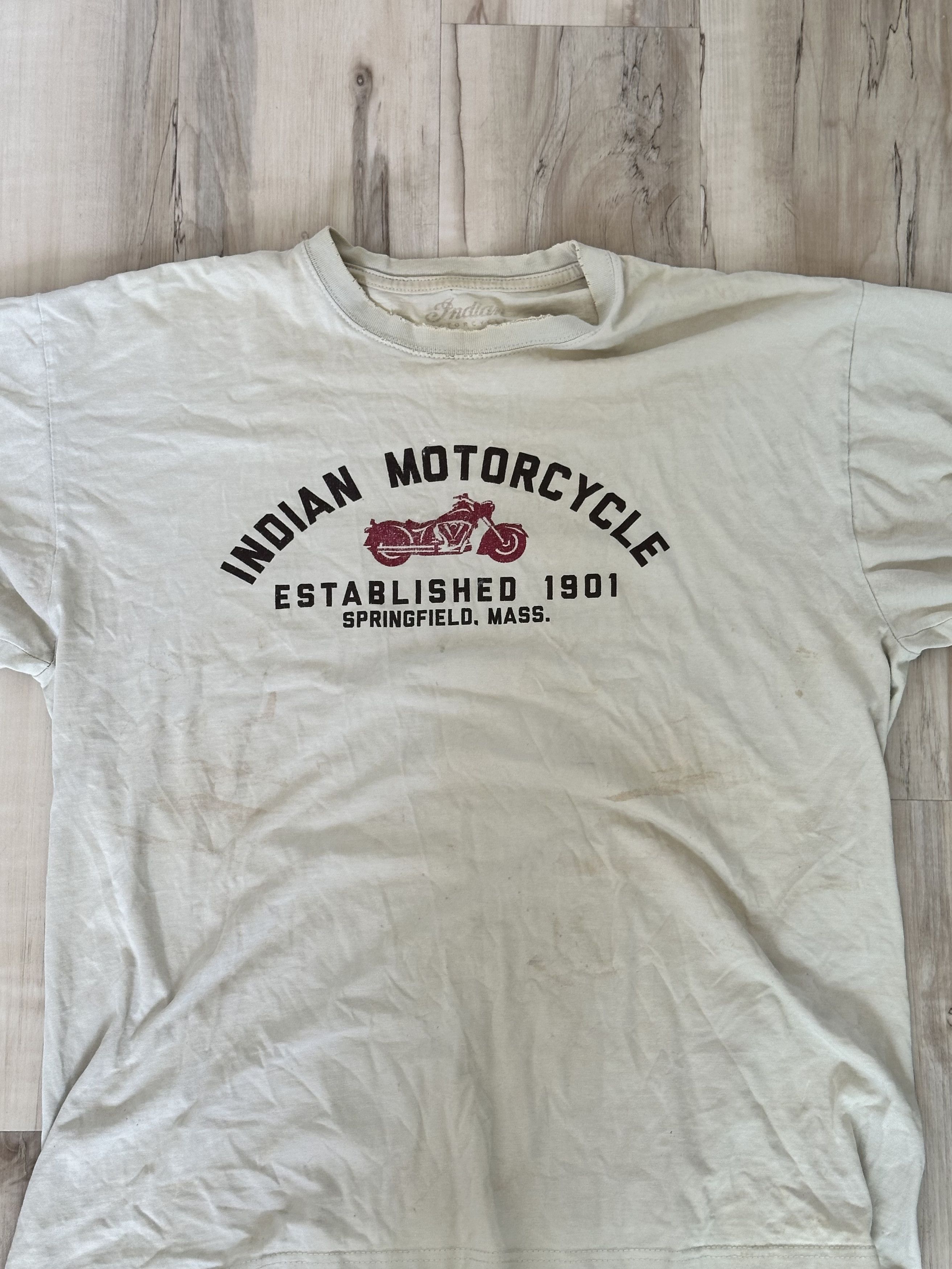 Indian Motorcycle Vintage Distressed Indian Motorcycle Sturgis T-Shirt Size XL Size US XL / EU 56 / 4 - 2 Thumbnail