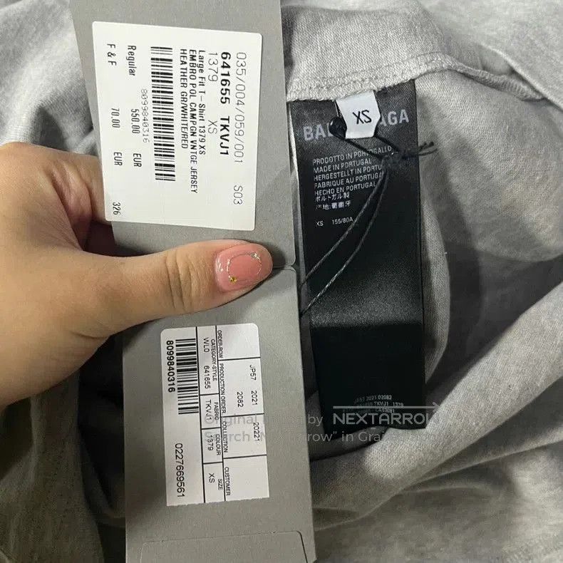 Balenciaga Balenciaga Gray Coke Logo Short Sleeve Tee. Size US M / EU 48-50 / 2 - 4 Thumbnail