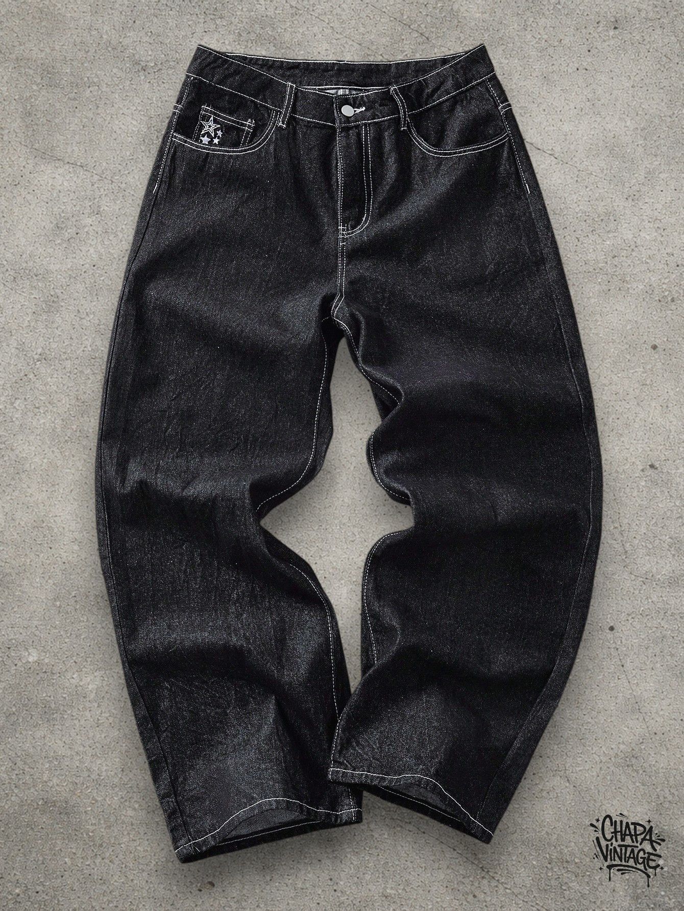 Japanese Brand Dark blue jeans Size US 32 / EU 48 - 2 Thumbnail
