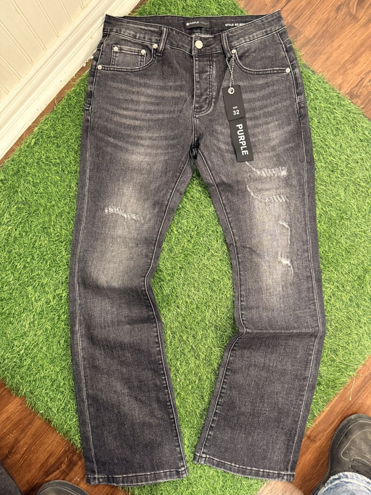 Purple Flared Purple Jeans Size US 34 / EU 50 - 1 Thumbnail