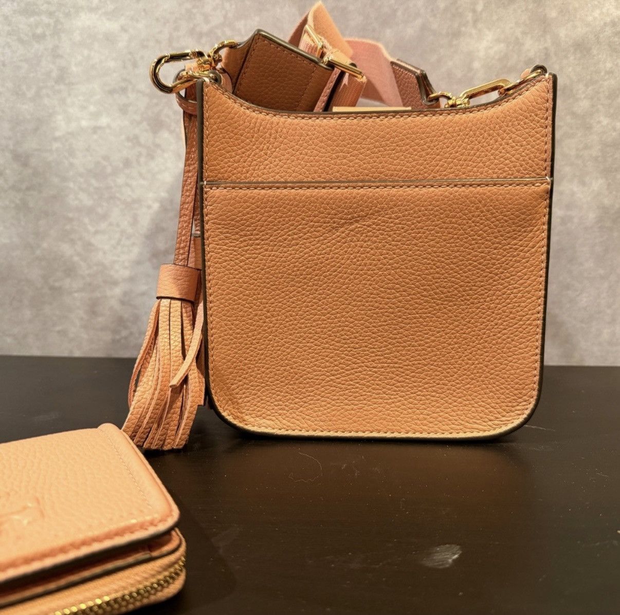 Tory Burch Tory Burch Thea Mini Web Crossbody Thea bifold wallet Size ONE SIZE - 8 Thumbnail