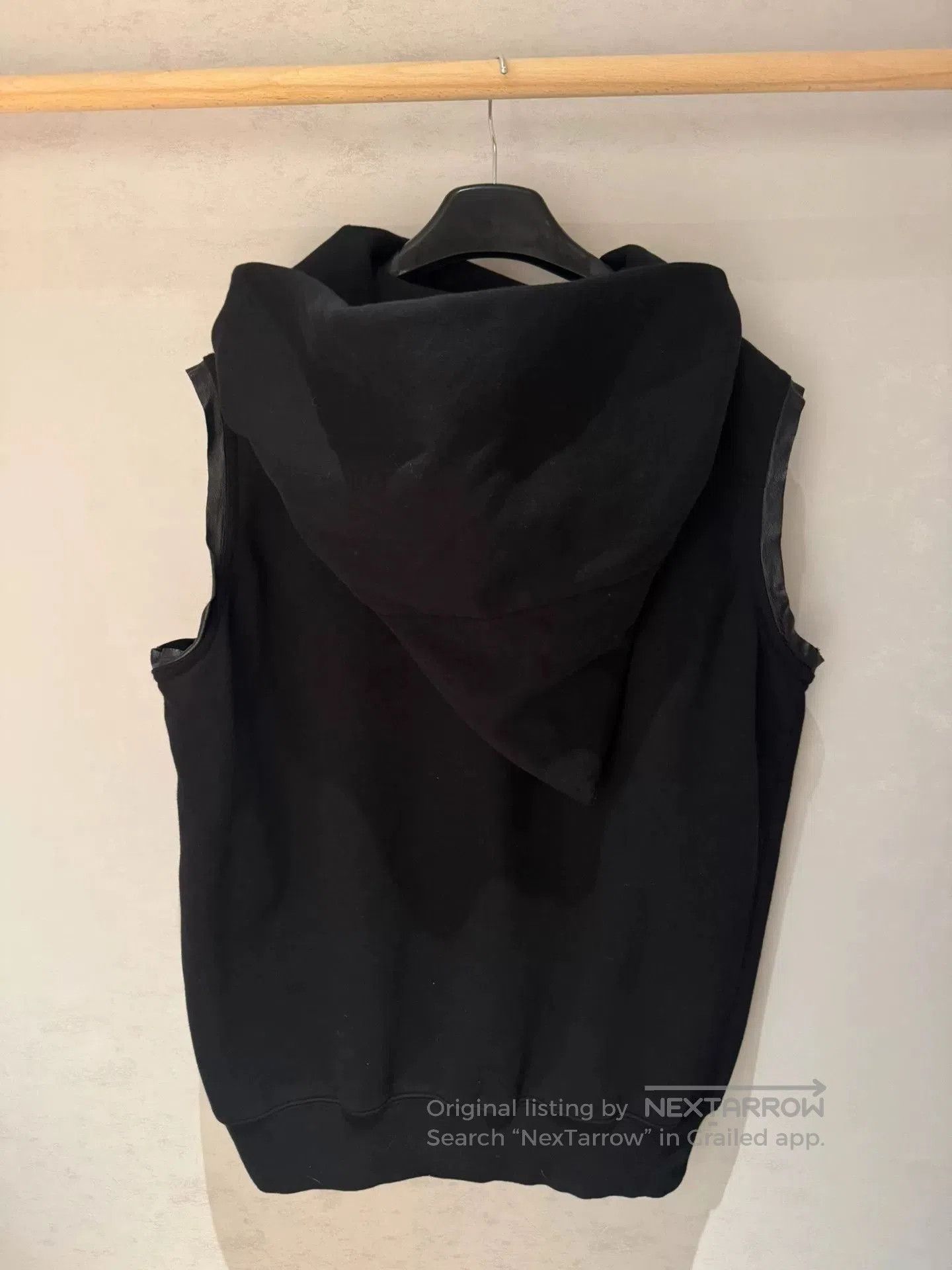 Rick Owens Drkshdw Rick Owens DRKSHDW Black Hooded Vest. Size US L / EU 52-54 / 3 - 2 Thumbnail