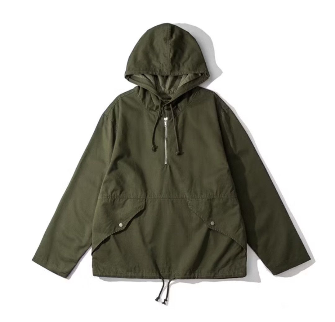 Japanese Brand Green military combat style hoodie jacket Size US L / EU 52-54 / 3 - 1 Thumbnail