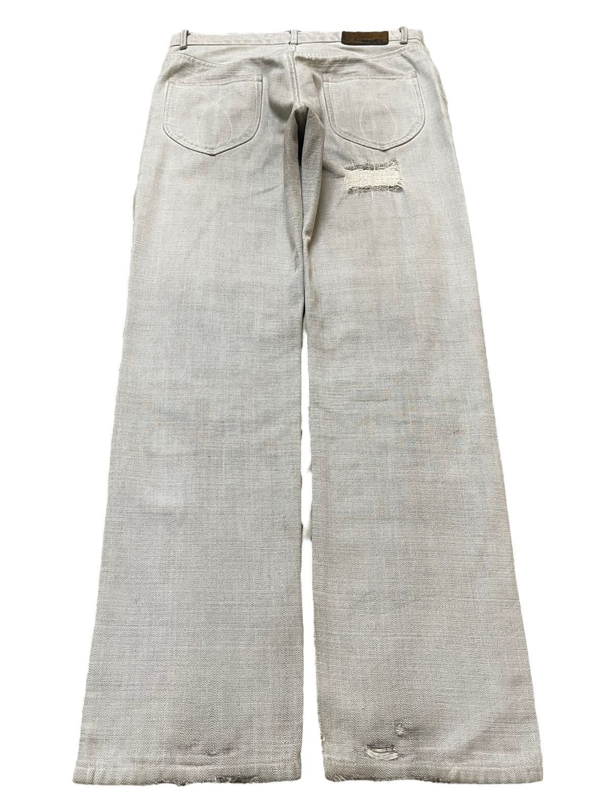 14th Addiction Vintage Japanese Helb Mud Faded Wash Distress Patches Jeans Size US 31 - 2 Thumbnail