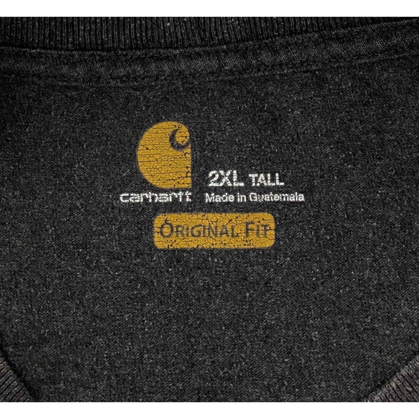Carhartt Carhartt Shirt Mens 2XL Tall Long Sleeve Pocket Workwear K126 Original Fit Gray Charcoal Size US XXL / EU 58 / 5 - 6 Thumbnail